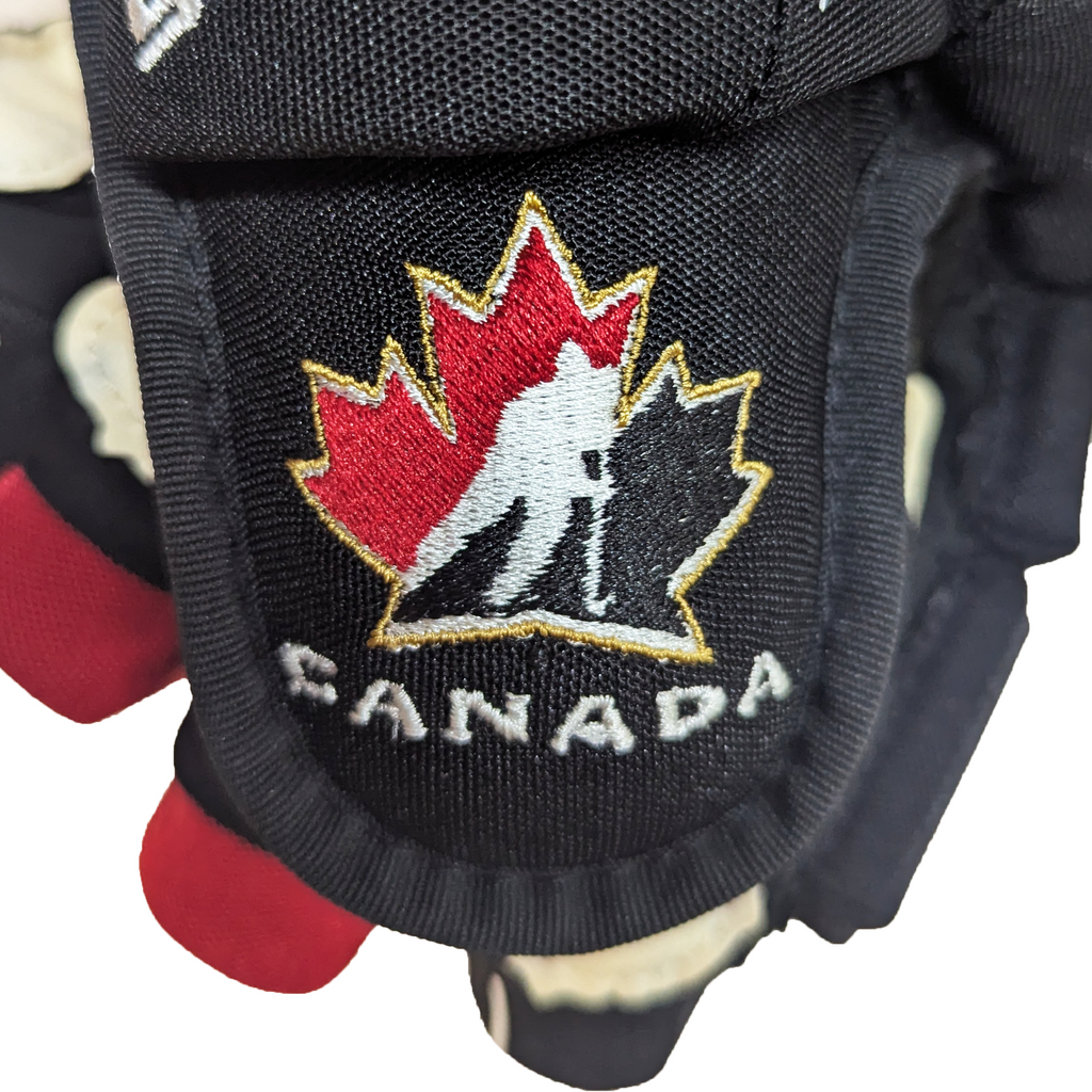 Bauer Vapor 2X Pro - Team Canada Pro Stock Hockey Gloves (Black/Red/White)