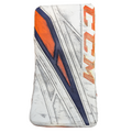 CCM Extreme Flex 4  - Used WHL Pro Stock Goalie Blocker (White/Navy/Orange)