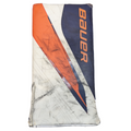 Bauer Vapor Hyperlite 2 - WHL Pro Stock Goalie Blocker (White/Navy/Orange)