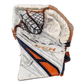CCM Extreme Flex 4 - Used Pro Stock Goalie Glove (White/Orange/Navy)