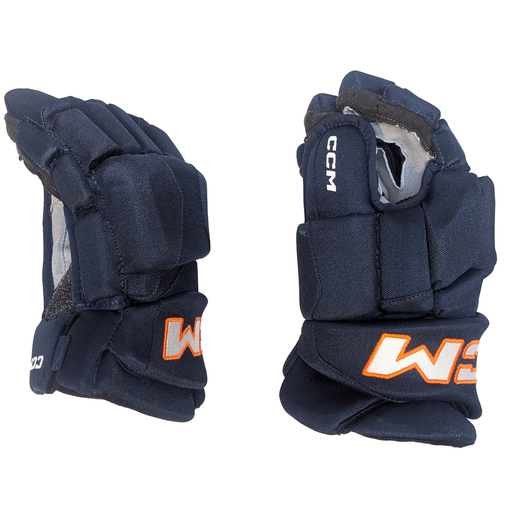 CCM HGJSPP - WHL Pro Stock Glove (Navy/Orange)