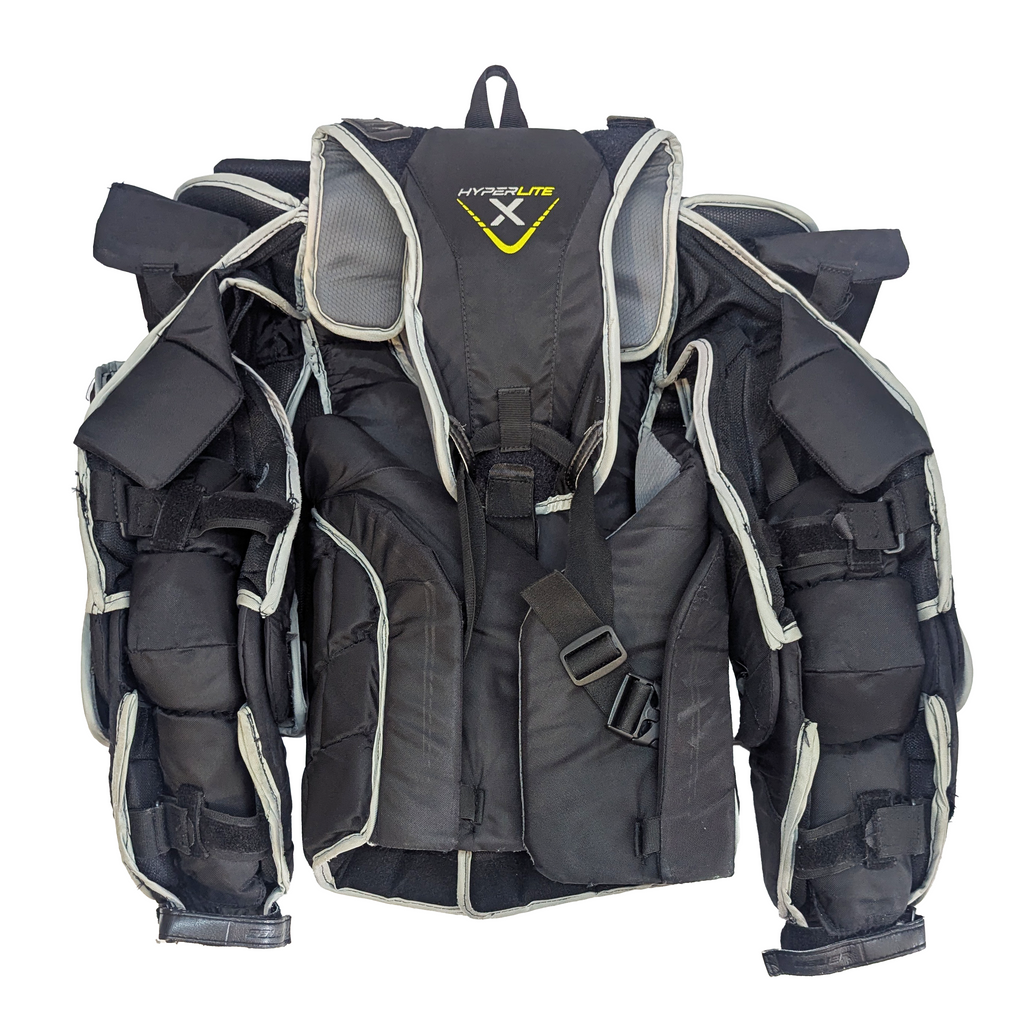 Bauer Vapor Hyperlite - Used WHL Pro Stock Goalie Chest Protector (Black)
