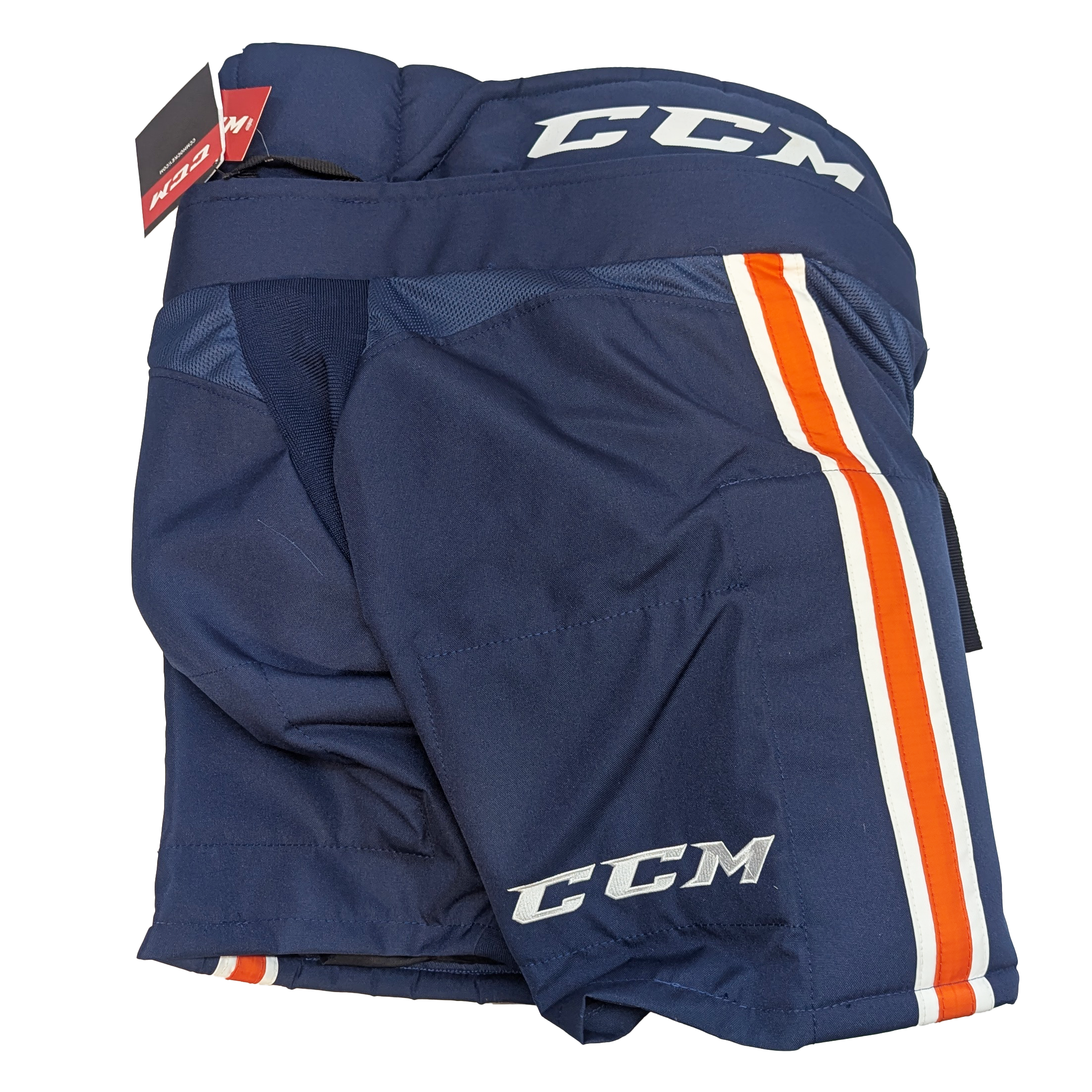 CCM HP31 - WHL Pro Stock Hockey Pants (Navy/Orange/White)