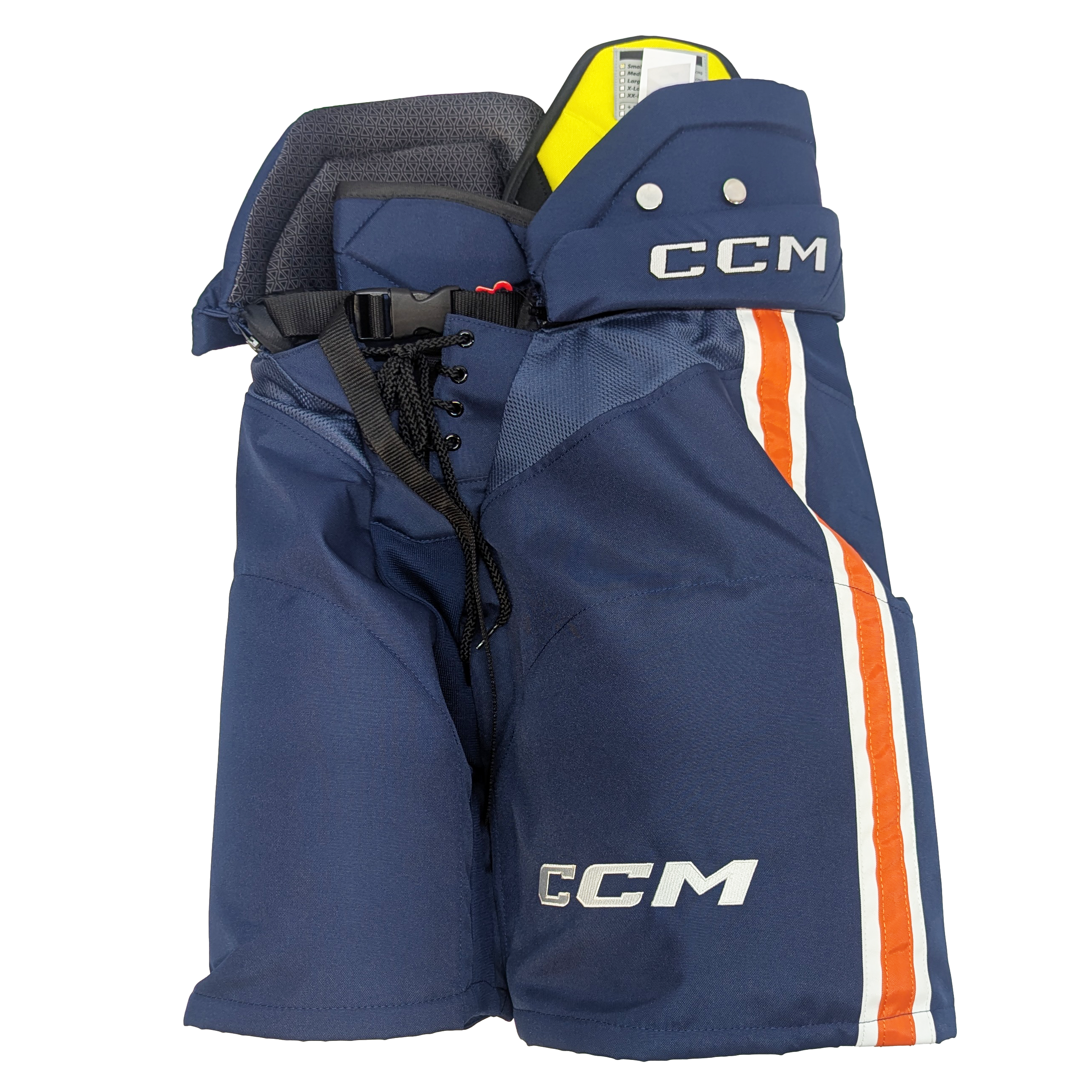 CCM HPTK - WHL Pro Stock Hockey Pants (Navy/Orange/White)