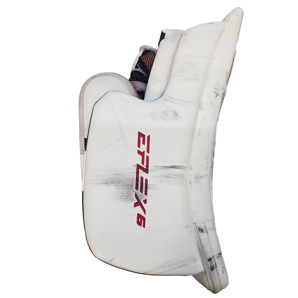 CCM Extreme Flex 6 - Used AHL Pro Stock Senior Goalie Full Set (White/Red/Yellow)