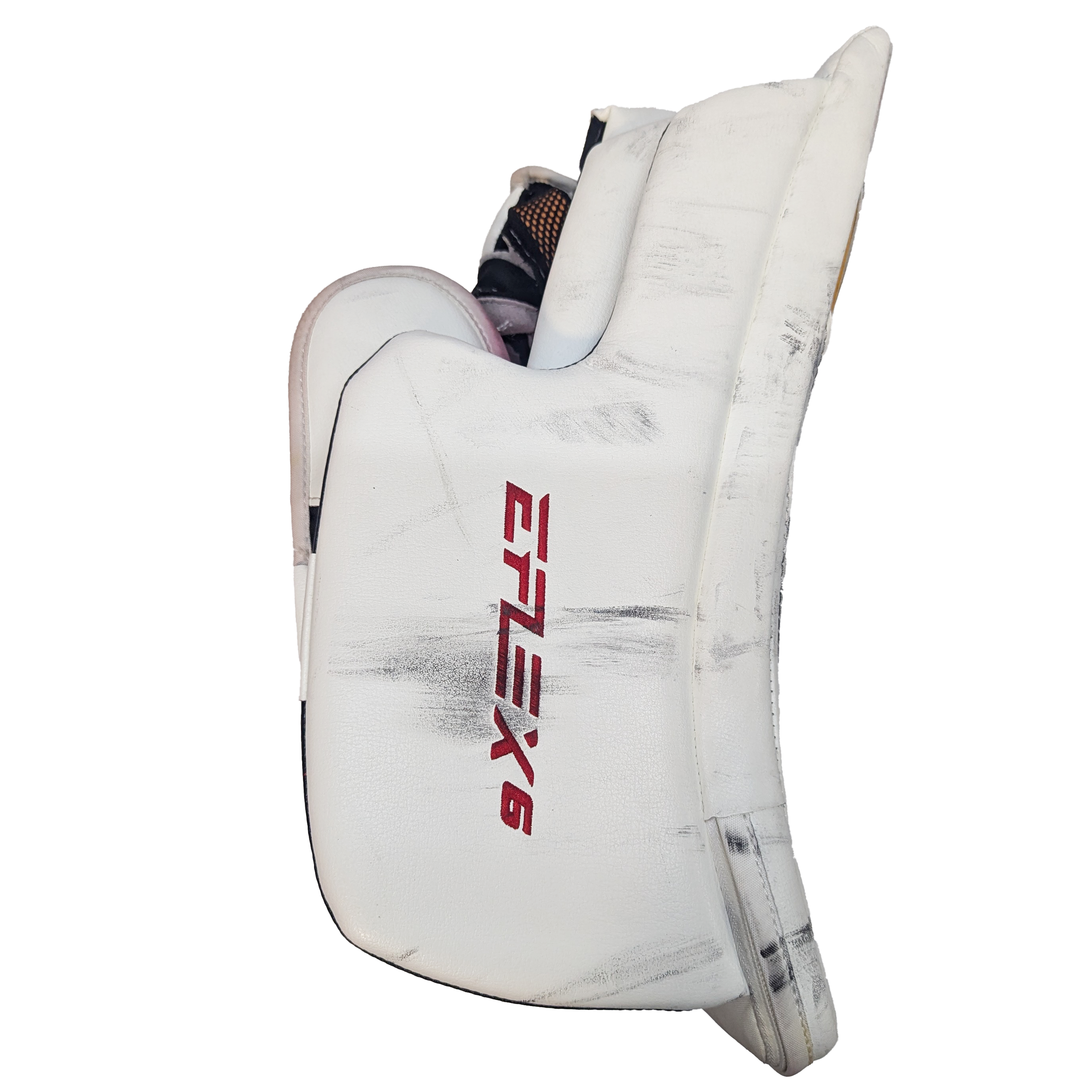 CCM Extreme Flex 6 - Used AHL Pro Stock Senior Goalie Full Set (White/Red/Yellow)