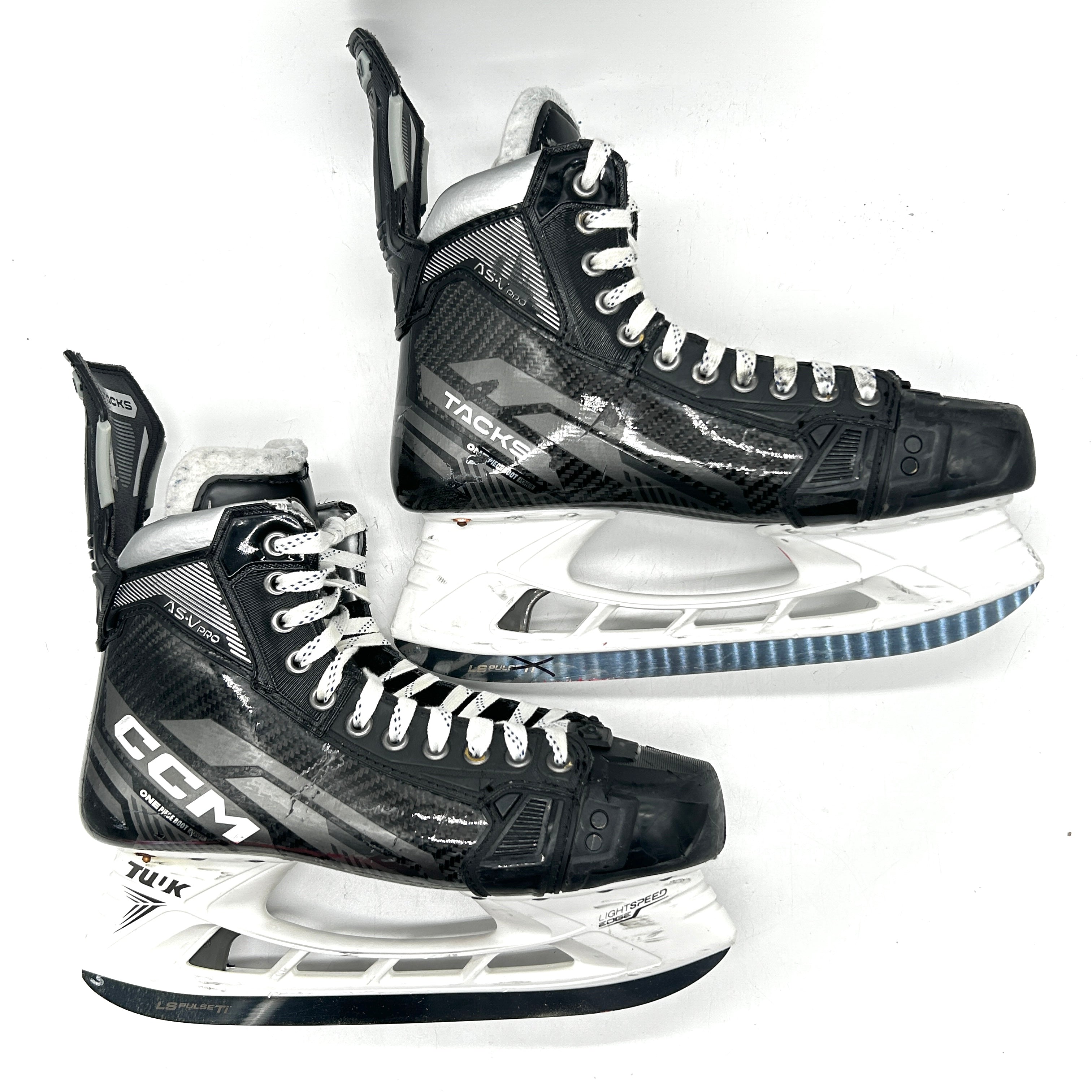 CCM Tacks AS-V Pro - Used NHL Pro Stock Skates - Eric Robinson - Size 8.5