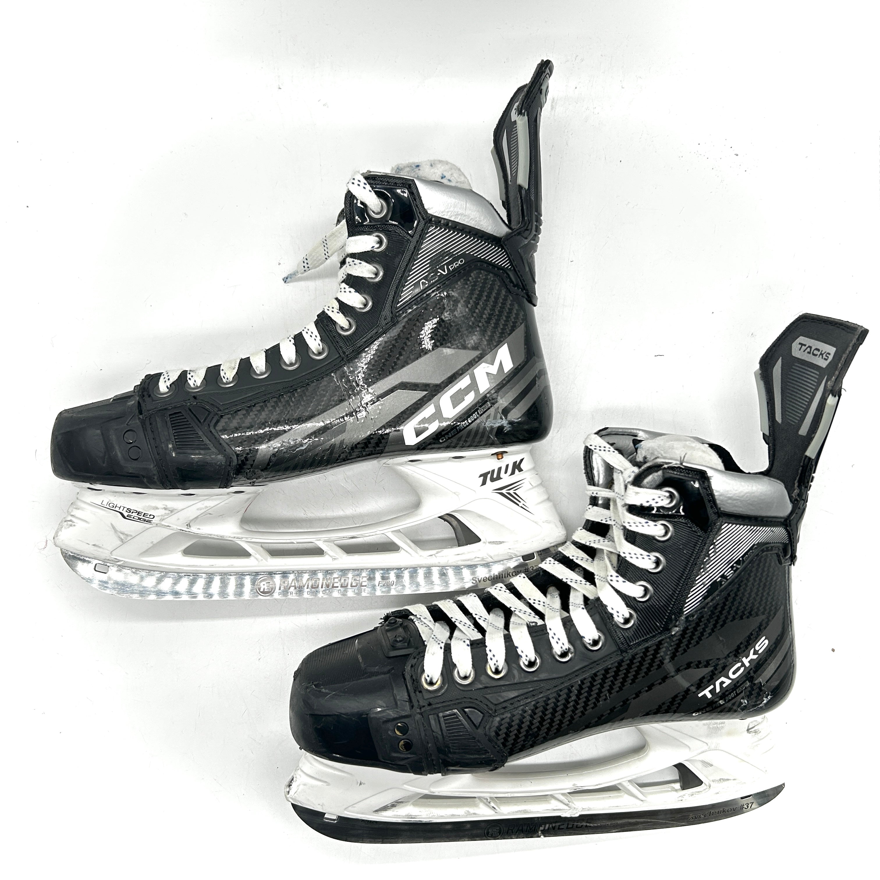 CCM Tacks AS-V Pro - Used NHL Pro Stock Skates - Eric Robinson - Size 8.5 #4