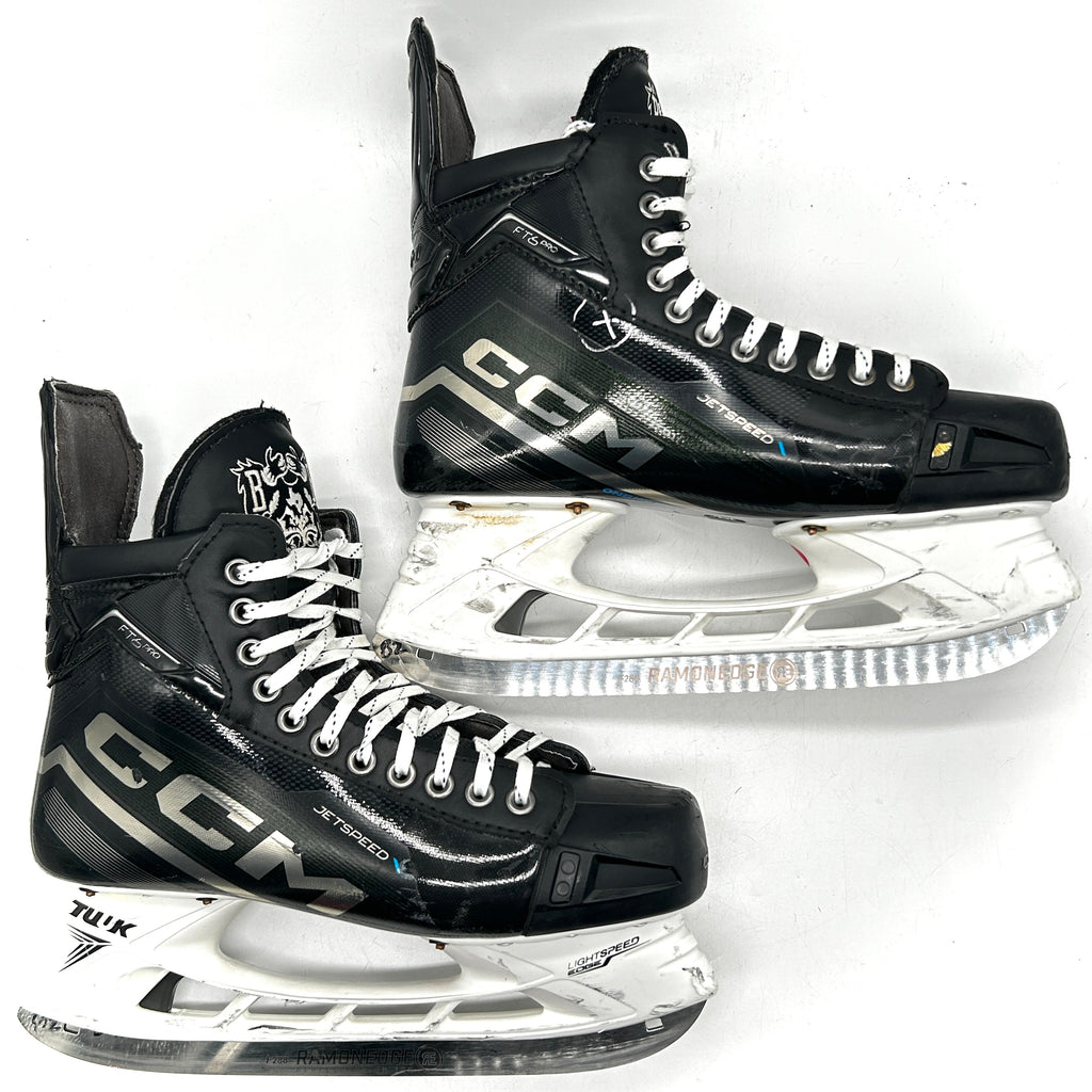 CCM Jetspeed FT6 Pro - Used NHL Pro Stock Skates - Brent Burns - Size 10