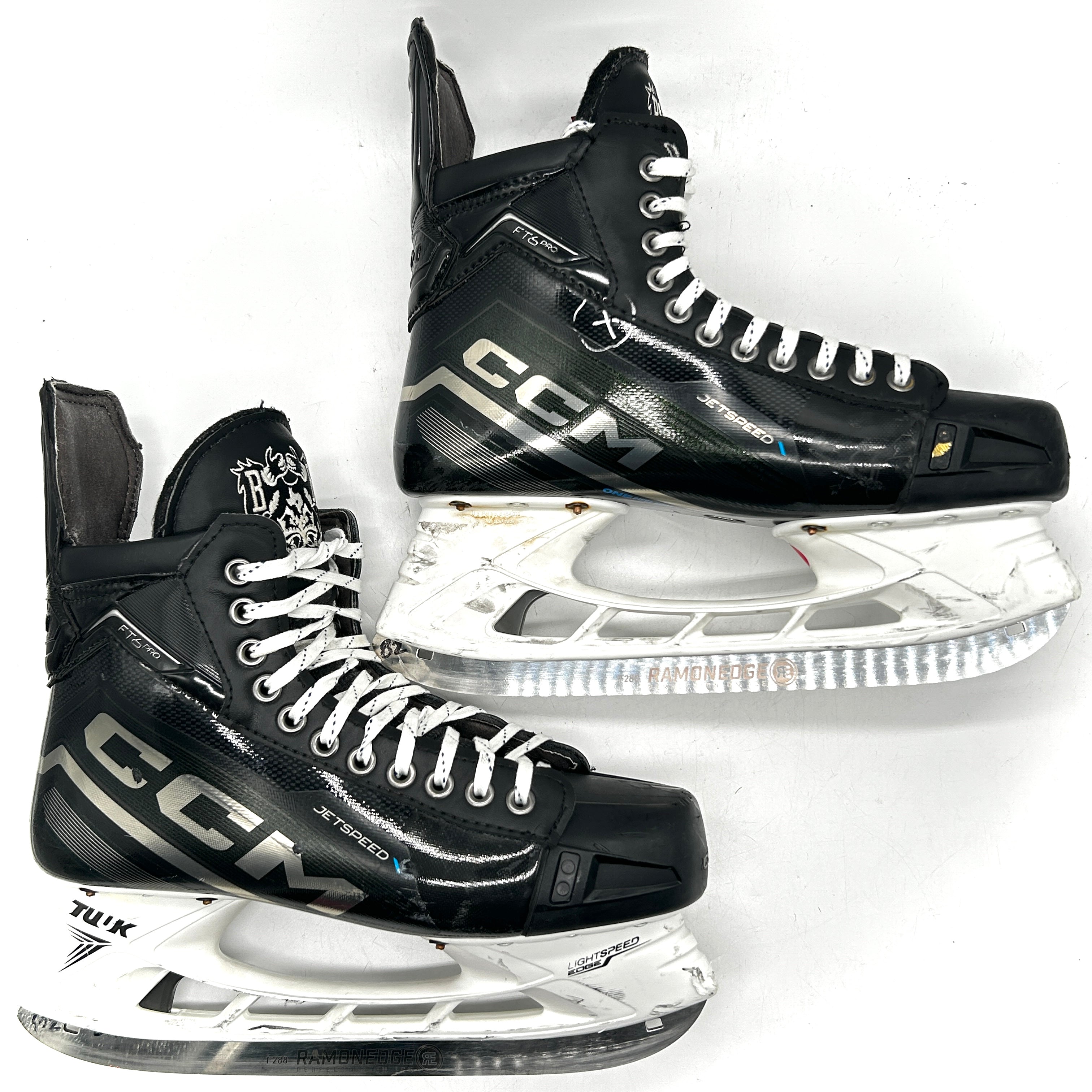CCM Jetspeed FT6 Pro - Used NHL Pro Stock Skates - Brent Burns - Size 10