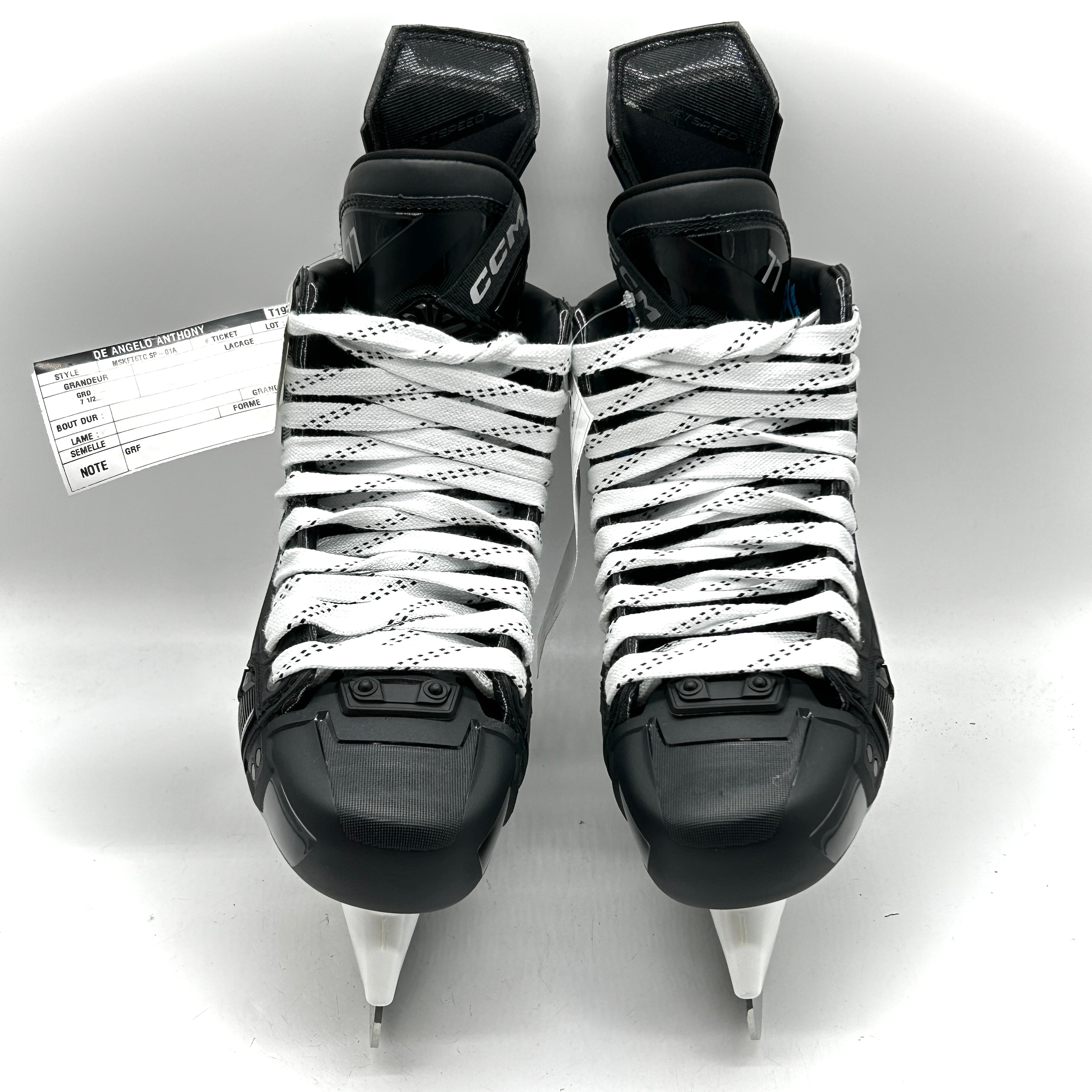 CCM Jetspeed FT6 Pro - NHL Pro Stock Skates - Tony De Angelo - Size 7.5