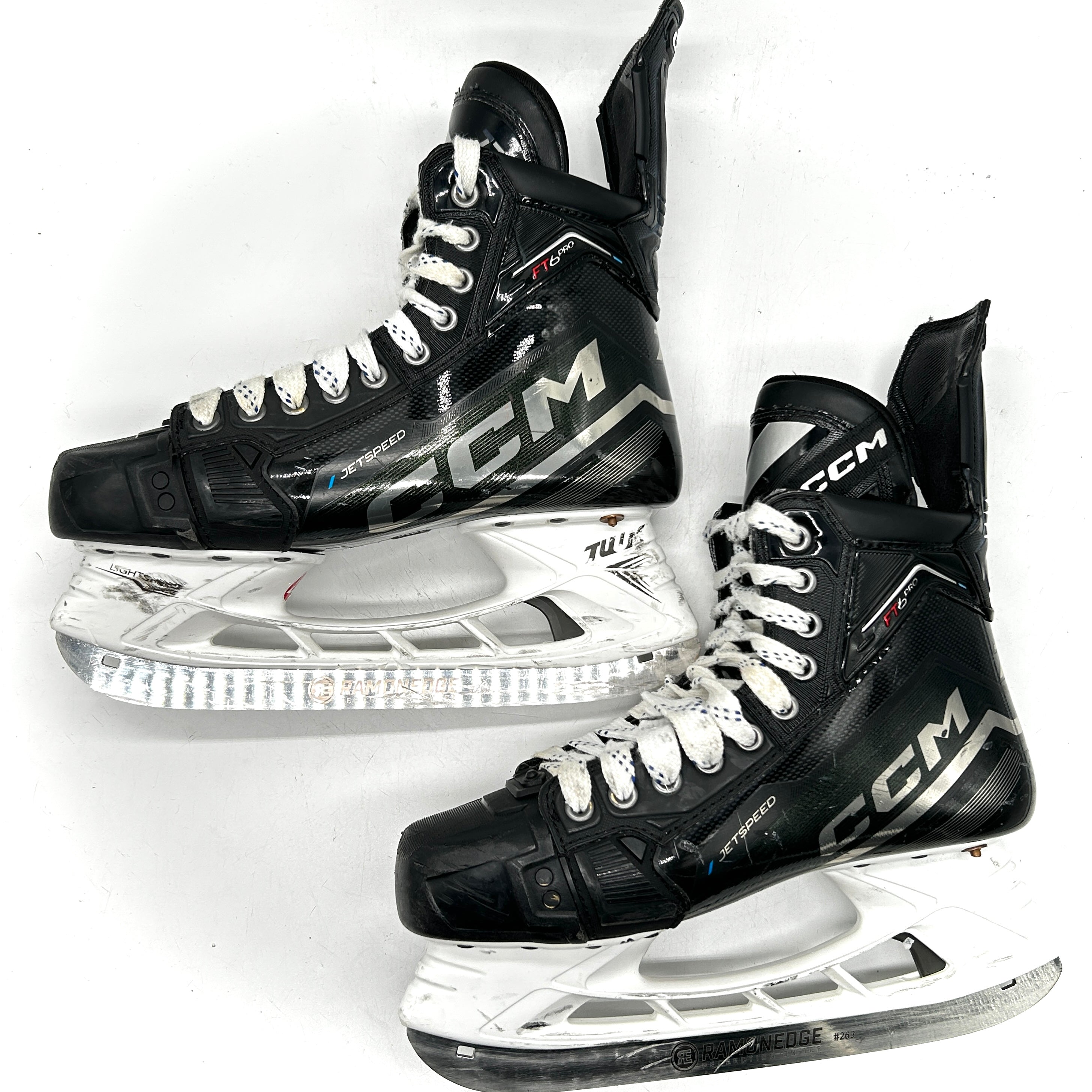 CCM Jetspeed FT6 Pro - Used NHL Pro Stock Skates - Tony De Angelo - Size 7.5