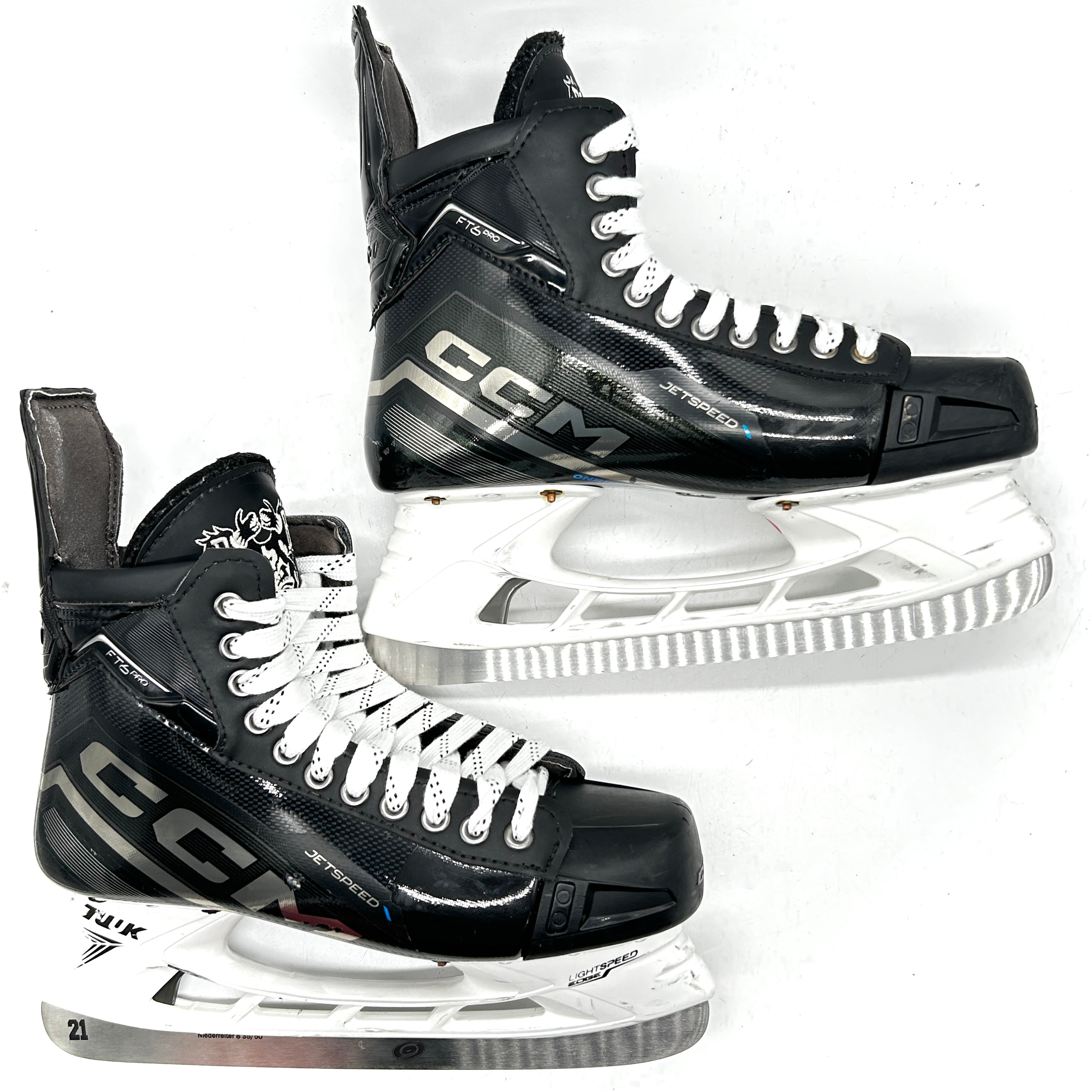 CCM Jetspeed FT6 Pro - Used NHL Pro Stock Skates - Brent Burns - Size 10 #2
