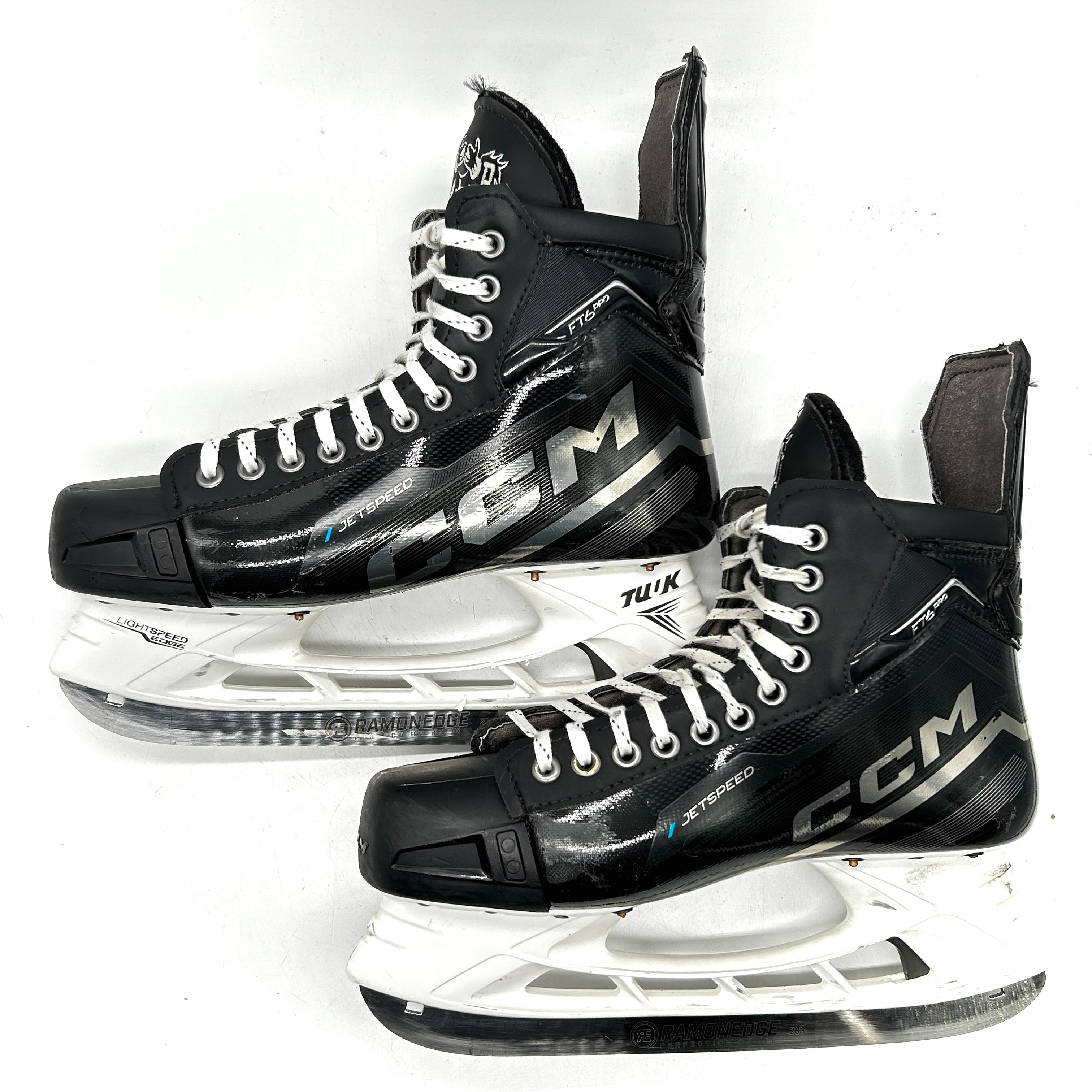 CCM Jetspeed FT6 Pro - Used NHL Pro Stock Skates - Brent Burns - Size 10 #3