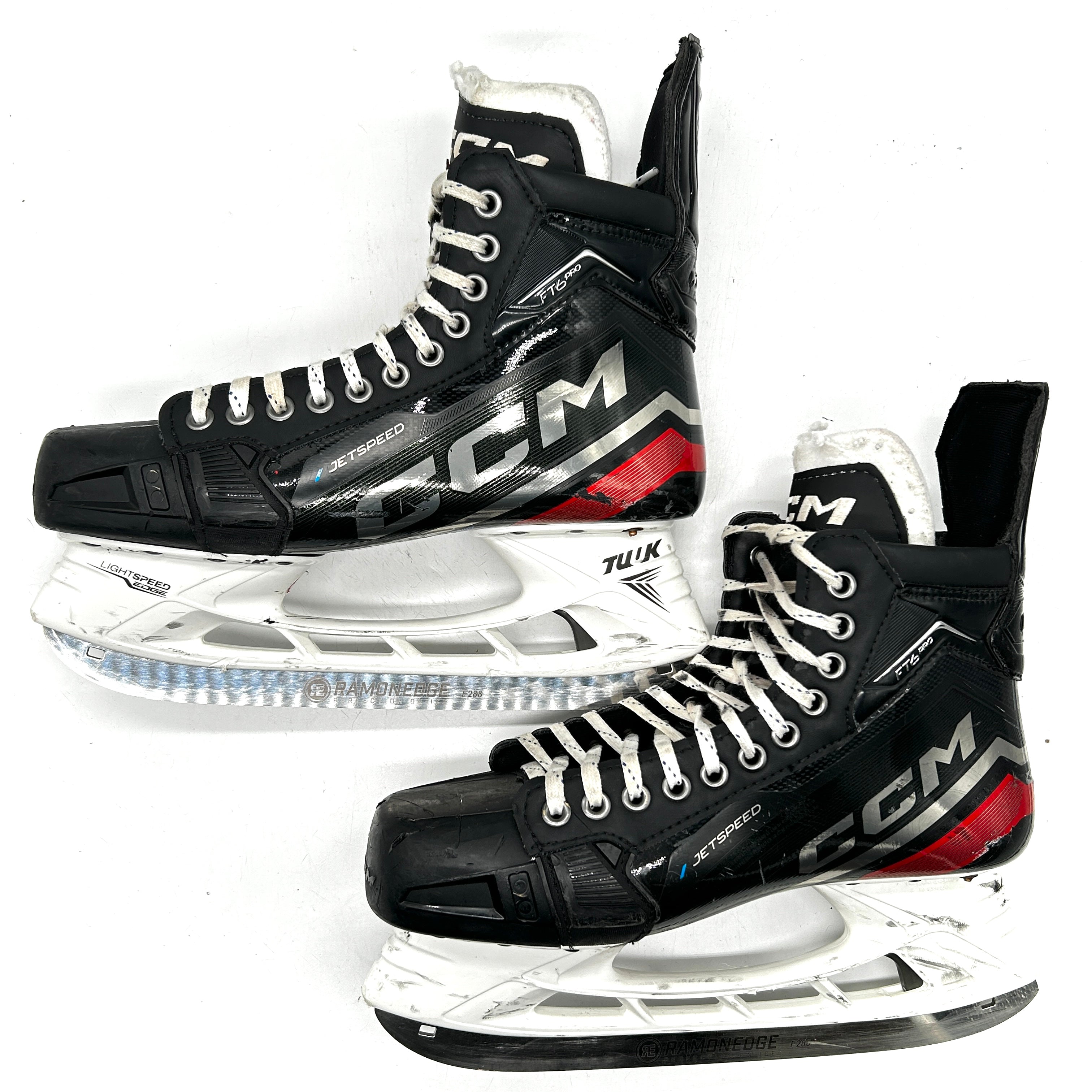 CCM Jetspeed FT6 Pro - Used NHL Pro Stock Skates - Stefan Noesen - Size 10