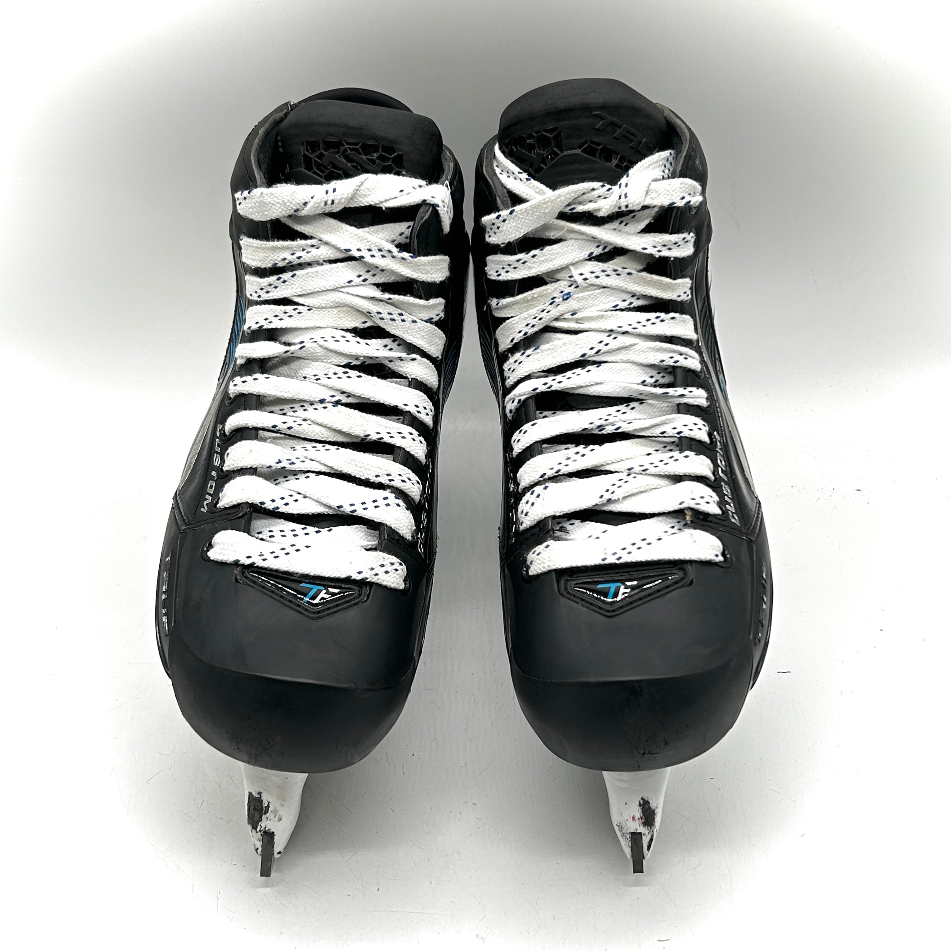 TRUE Pro Custom - Used NHL Pro Stock Goalie Skates - Freddie Anderson - Size 9.5