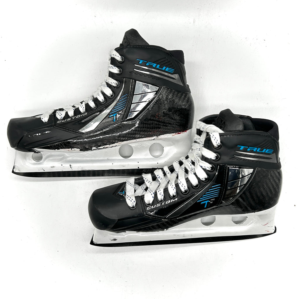 TRUE Pro Custom - Used NHL Pro Stock Goalie Skates - Freddie Anderson - Size 9.5