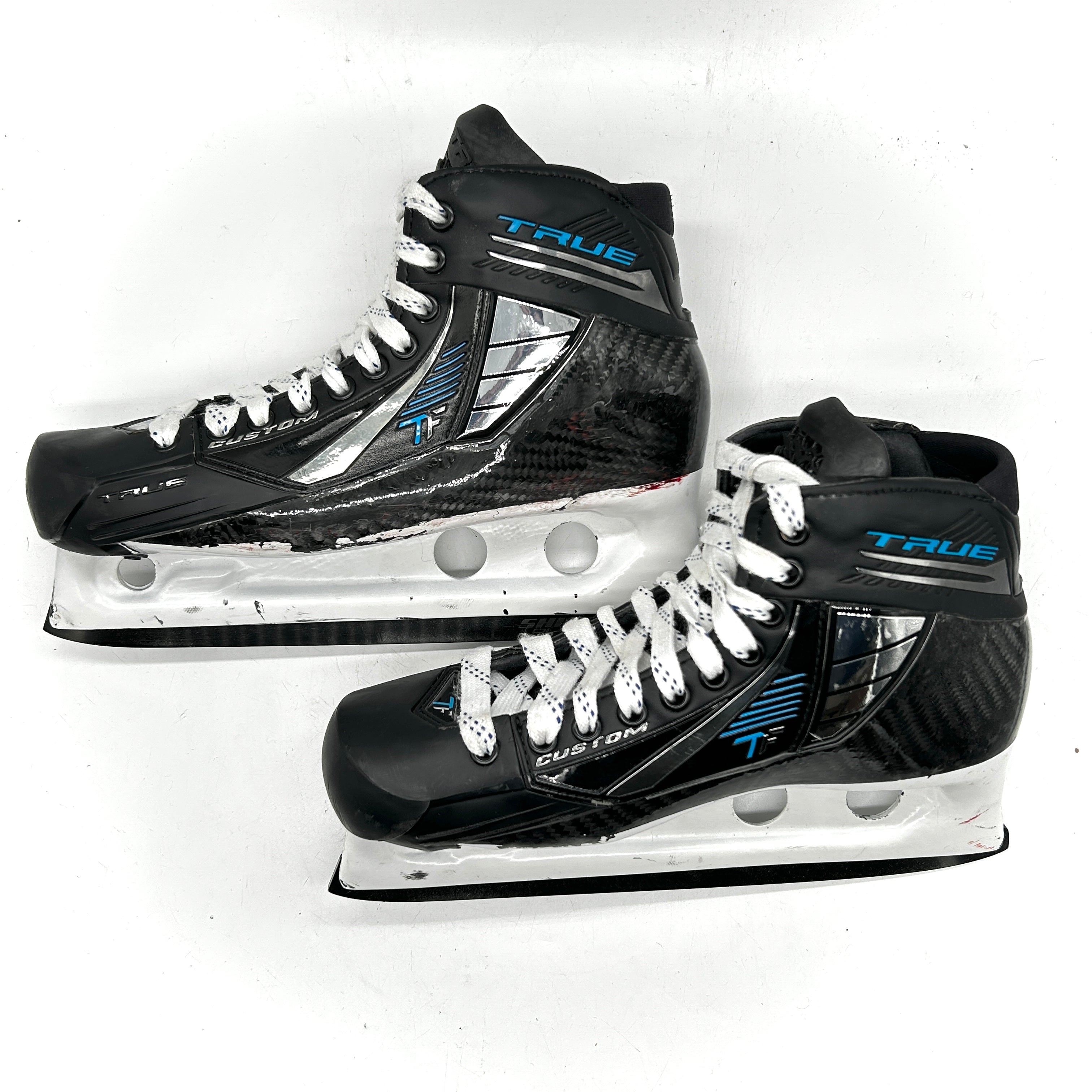 TRUE Pro Custom - Used NHL Pro Stock Goalie Skates - Freddie Anderson - Size 9.5