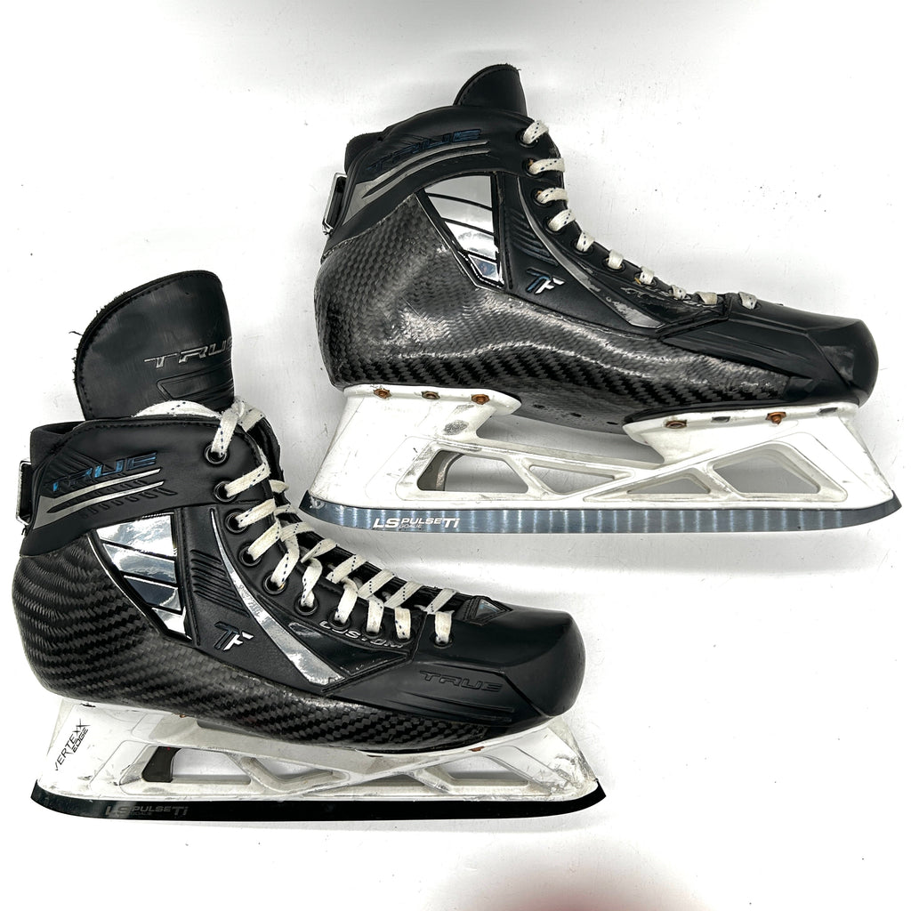 TRUE Pro Custom - Used NHL Pro Stock Goalie Skates - Spencer Martin - Size 9.5