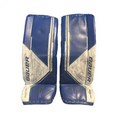 Bauer Supreme M5 Pro - Used Intermediate Goalie Pad Set (Blue/White)