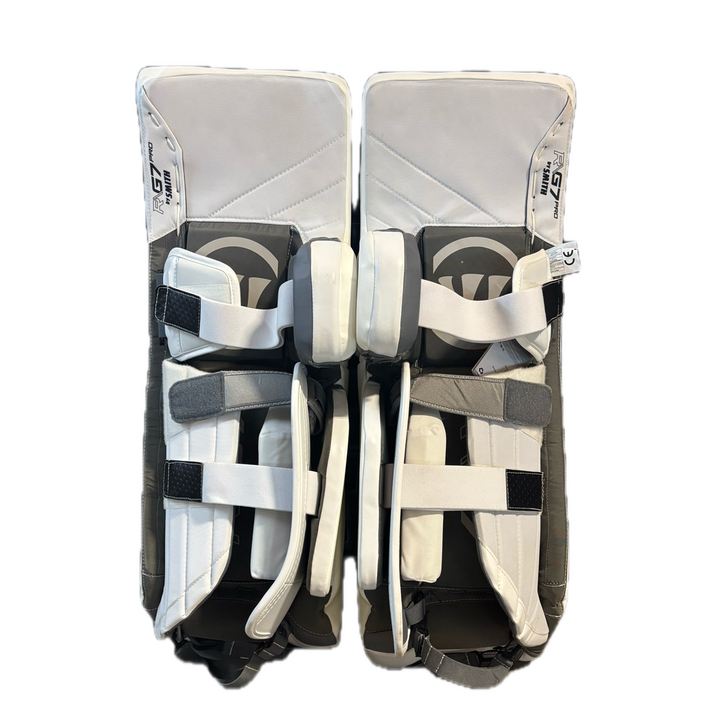 Warrior RG7 Pro - New Goalie Pad Set (White/Red/Black)
