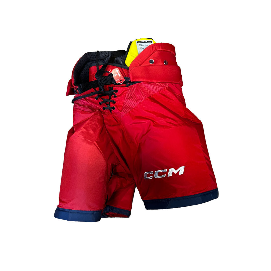 CCM HPTK - NHL Pro Stock Hockey Pants - Columbus Blue Jackets (Red/Blue)