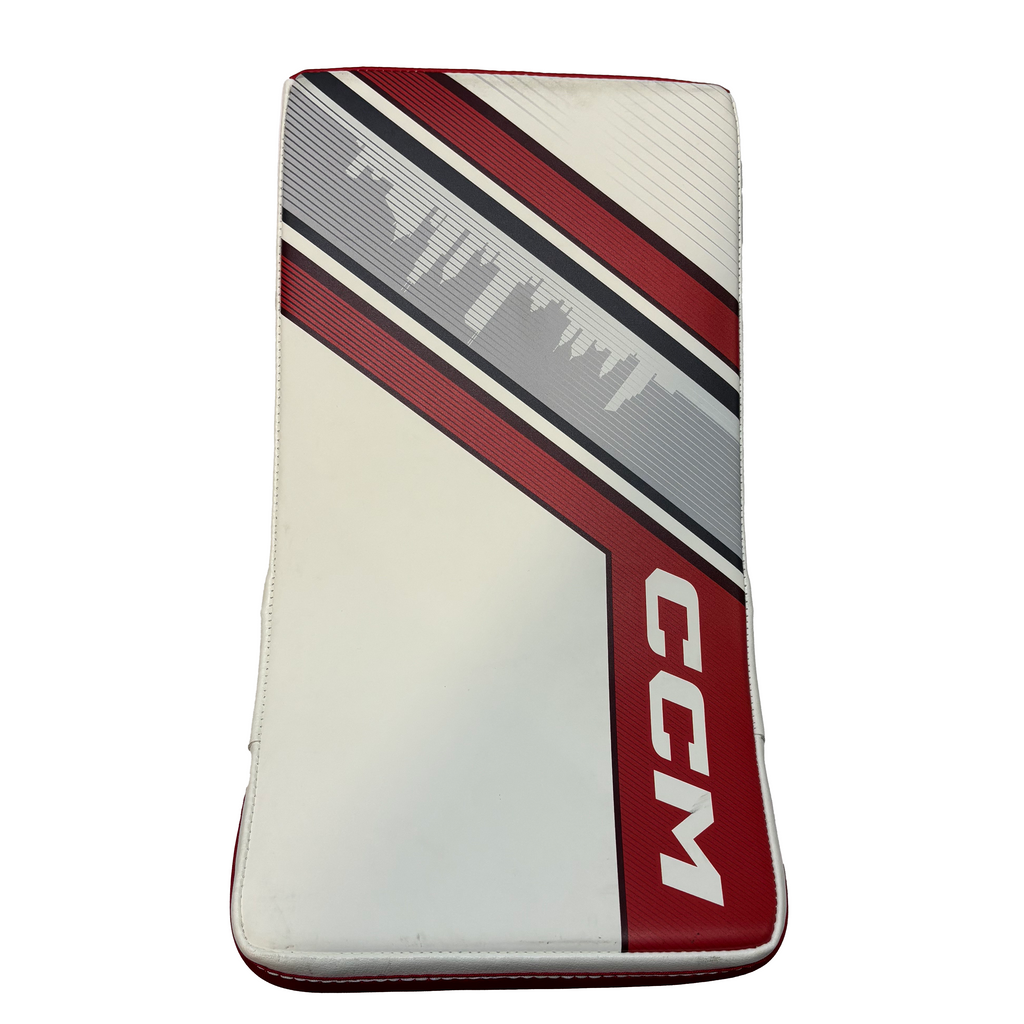 CCM Extreme Flex 6 - New Pro Stock Goalie Blocker (White/Red)