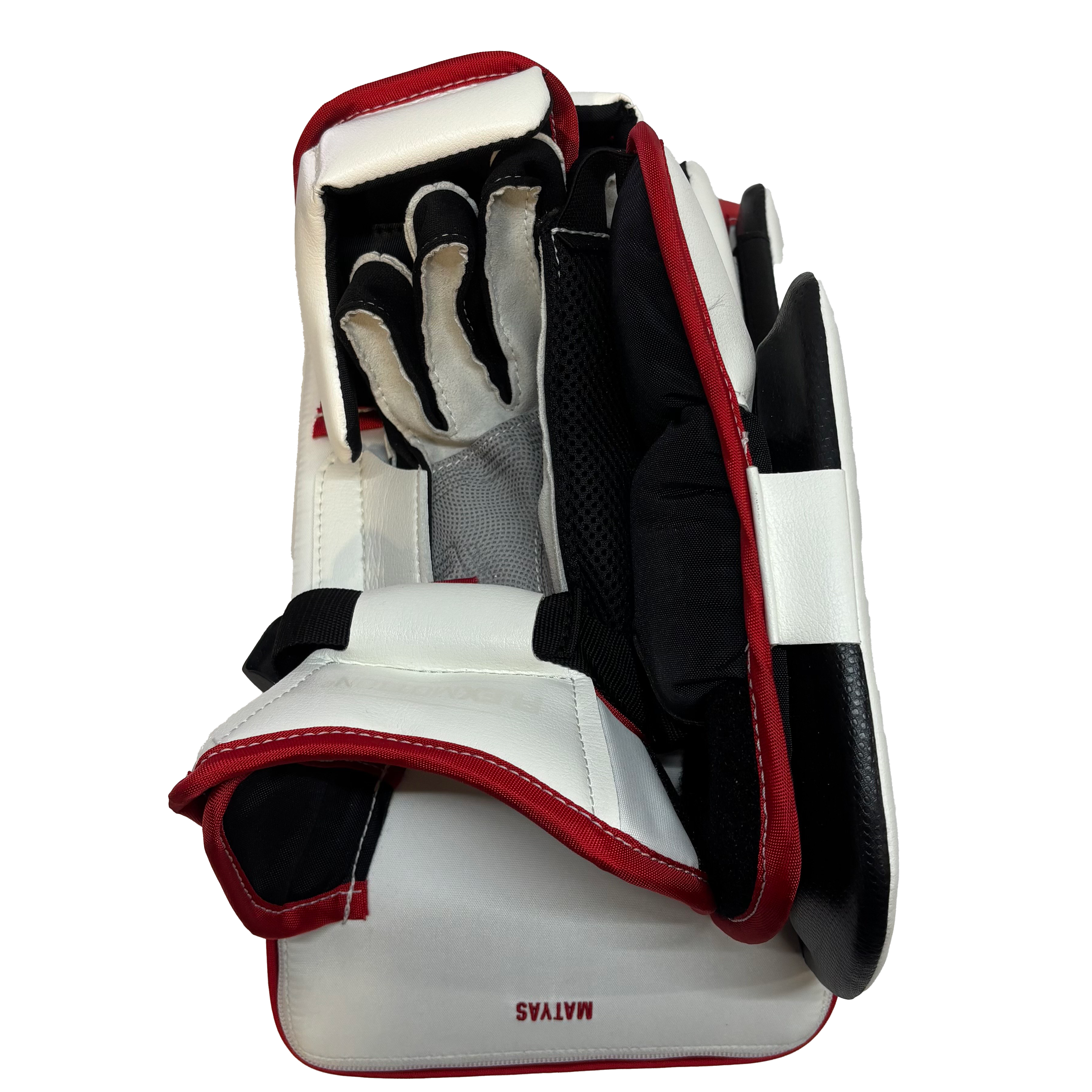 CCM Extreme Flex 6 - New Pro Stock Goalie Blocker (White/Red)