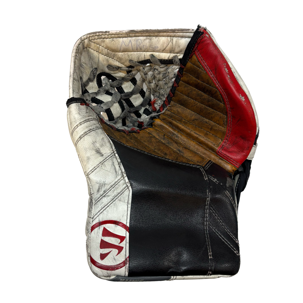 Warrior Ritual G3 Pro - Used Senior Goalie Glove (White/Black/Red)