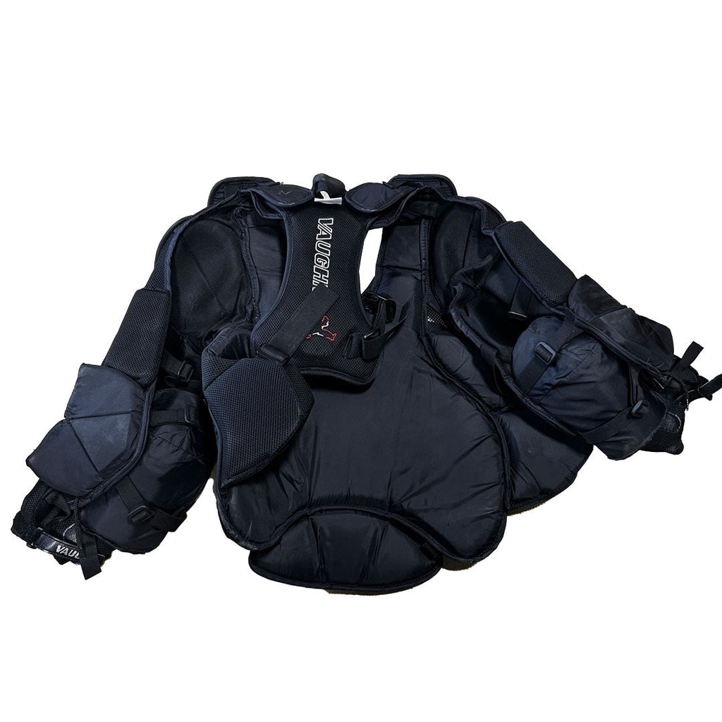 Vaughn Velocity VE8 Pro Carbon - Used Pro Stock Goalie Chest Protector (Black)