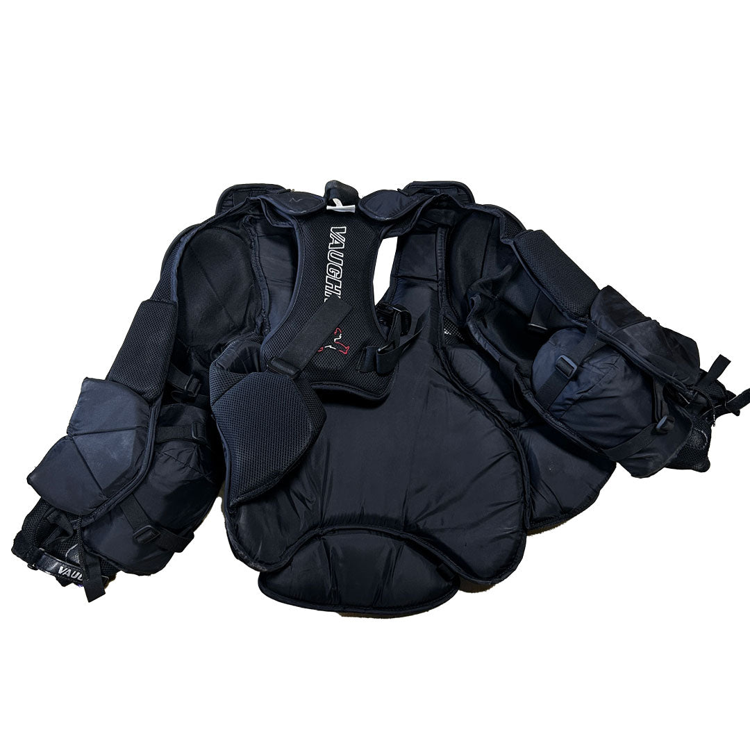 Vaughn Velocity VE8 Pro Carbon - Used Pro Stock Goalie Chest Protector (Black)