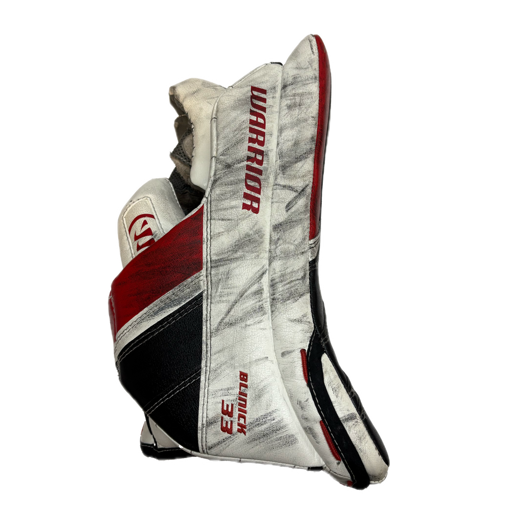 Warrior Ritual G3 Pro - Used Senior Goalie Blocker (White/Black/Red)