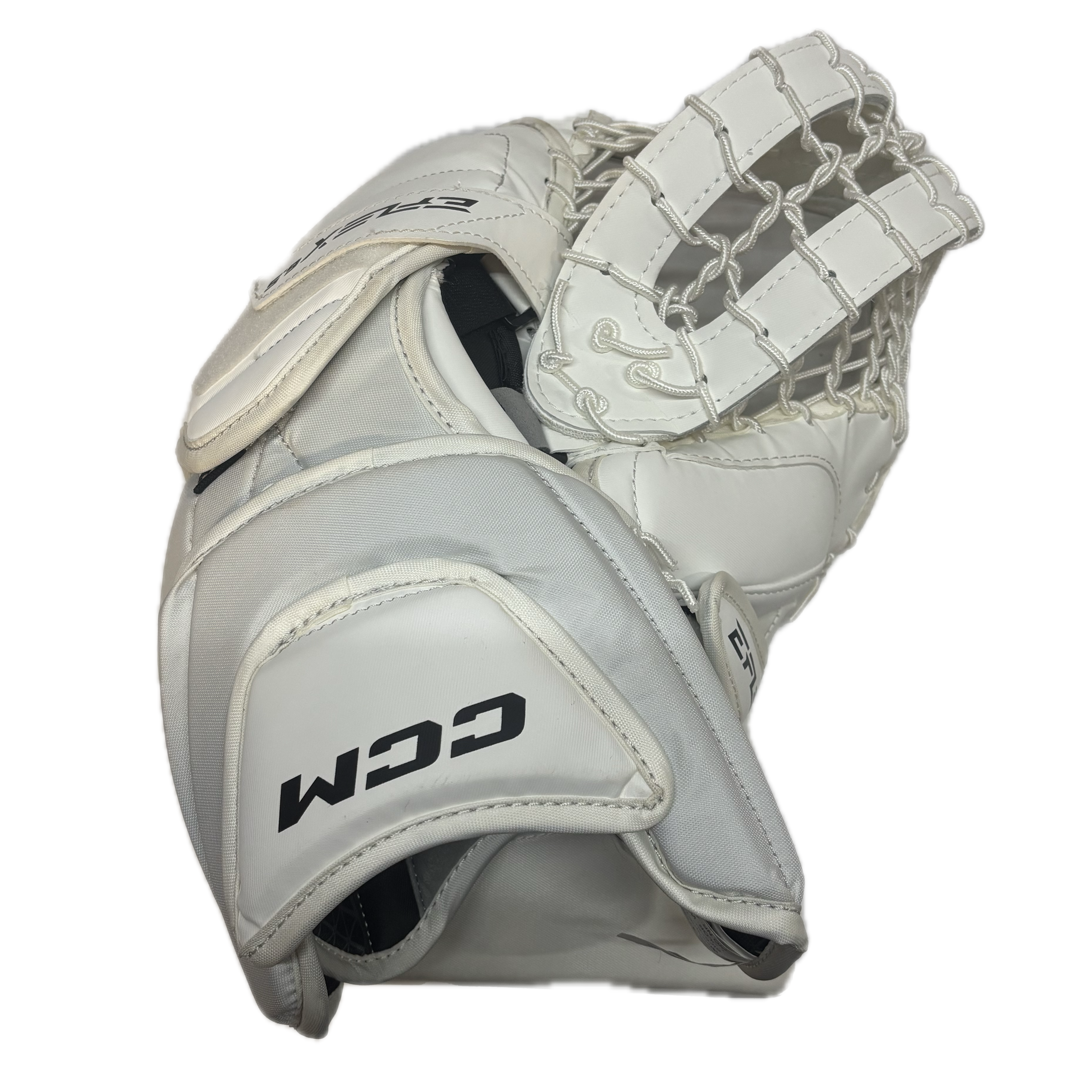 CCM Extreme Flex 6.5 - New Goalie Trapper - Senior (White)