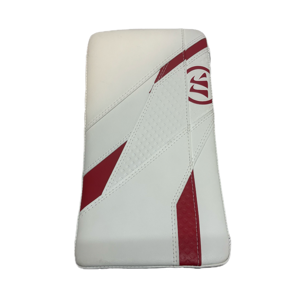 Warrior RG7 Pro - New Goalie Blocker - Intermediate (White/Red)
