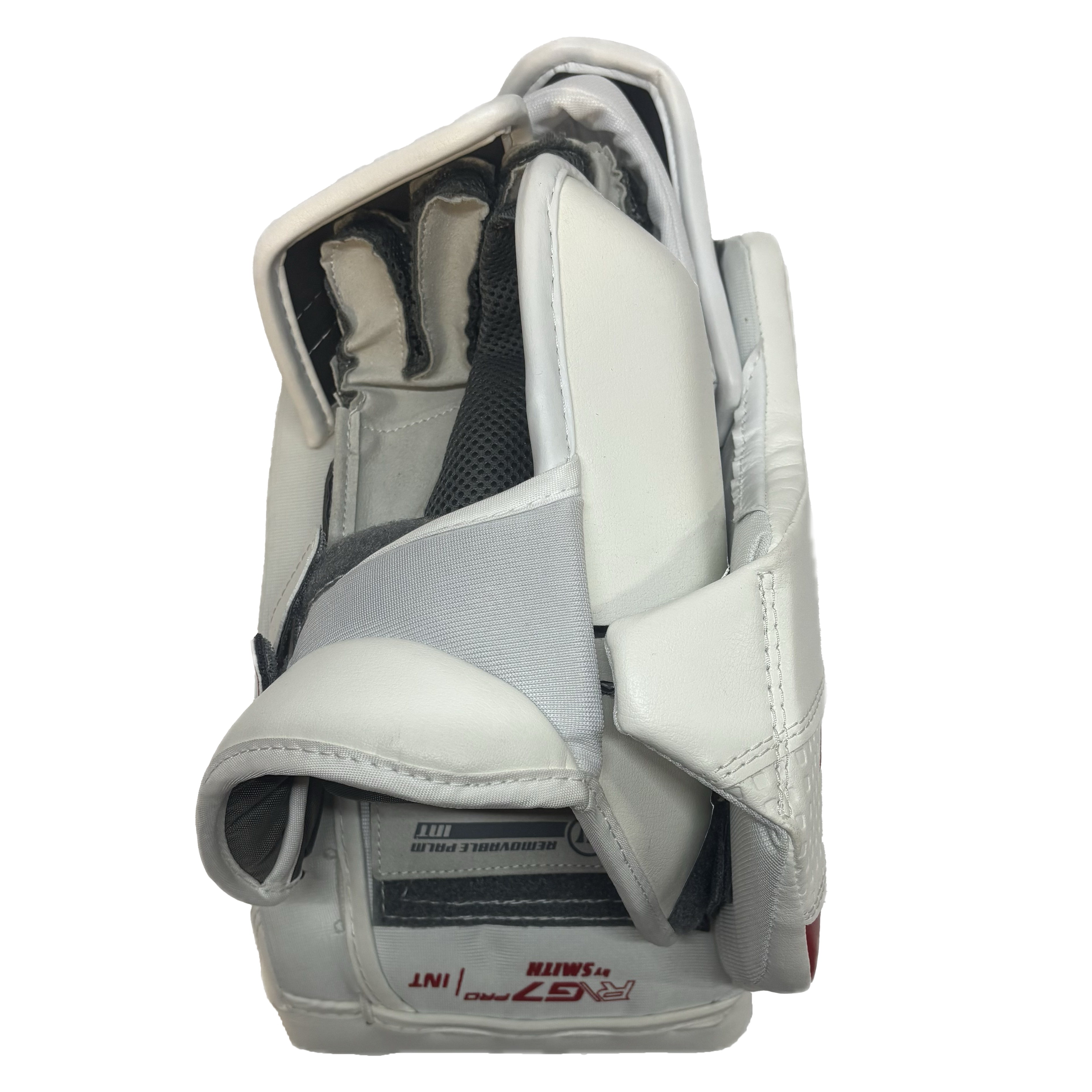 Warrior RG7 Pro - New Goalie Blocker - Intermediate (White/Red)