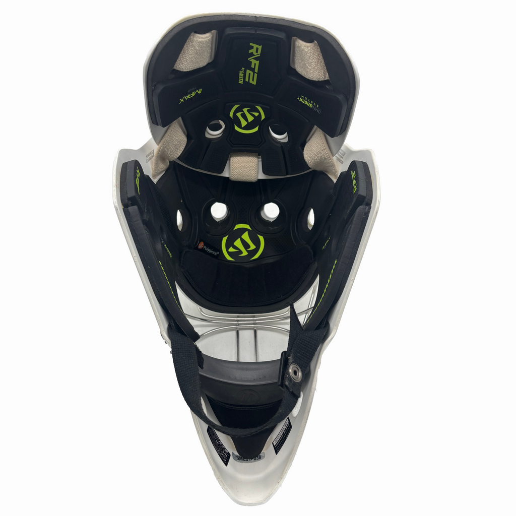Warrior RF2 E3 - New Pro Stock Goalie Helmet (White)