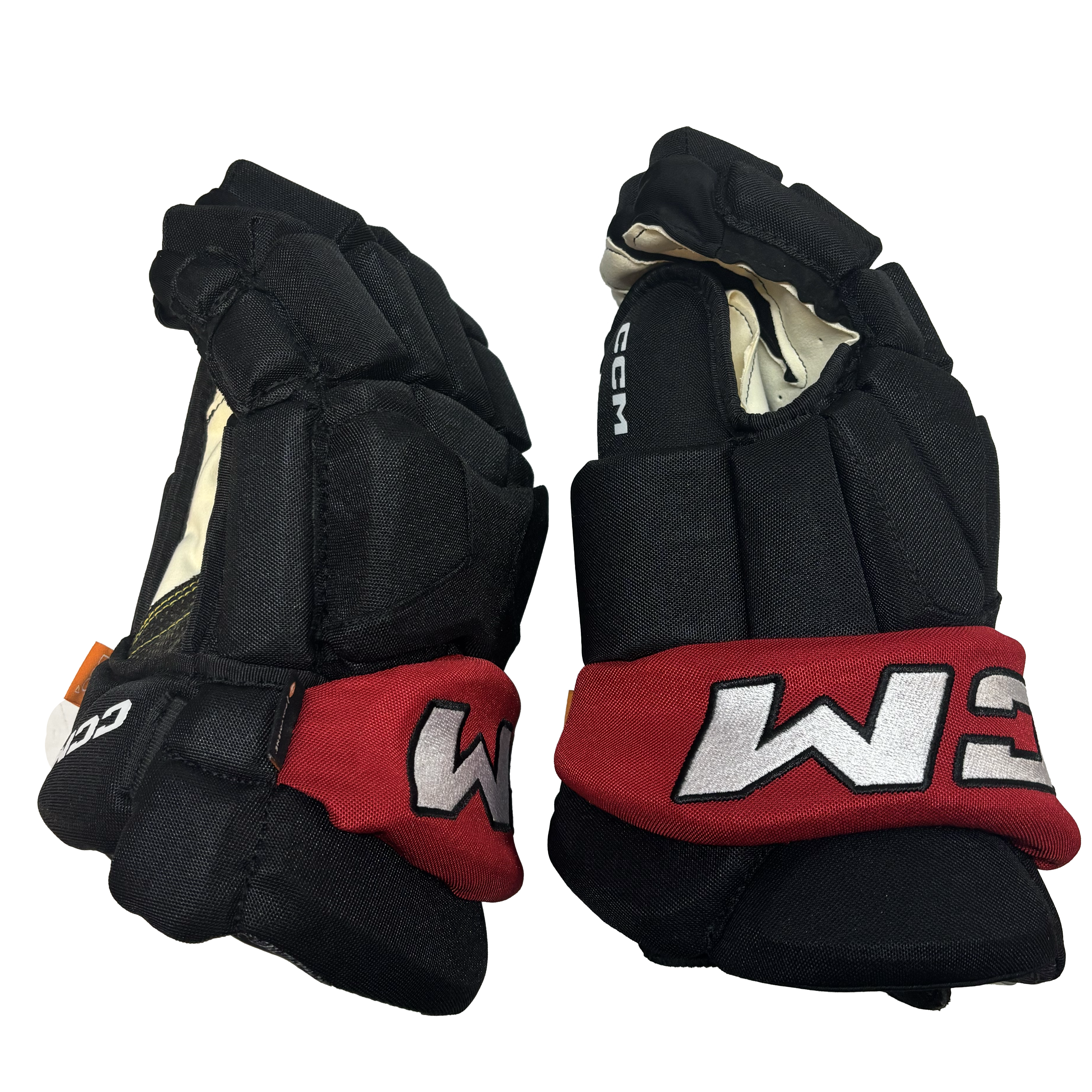 CCM HG95T - Pro Stock Hockey Glove (Black/Red)