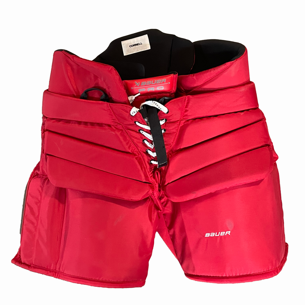 Bauer Pro - Used NCAA Pro Stock Hockey Goalie Pants (Red)