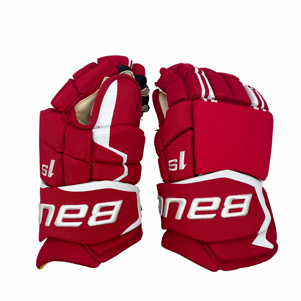 Bauer Supreme 1S - NCAA Pro Stock Glove (Red)