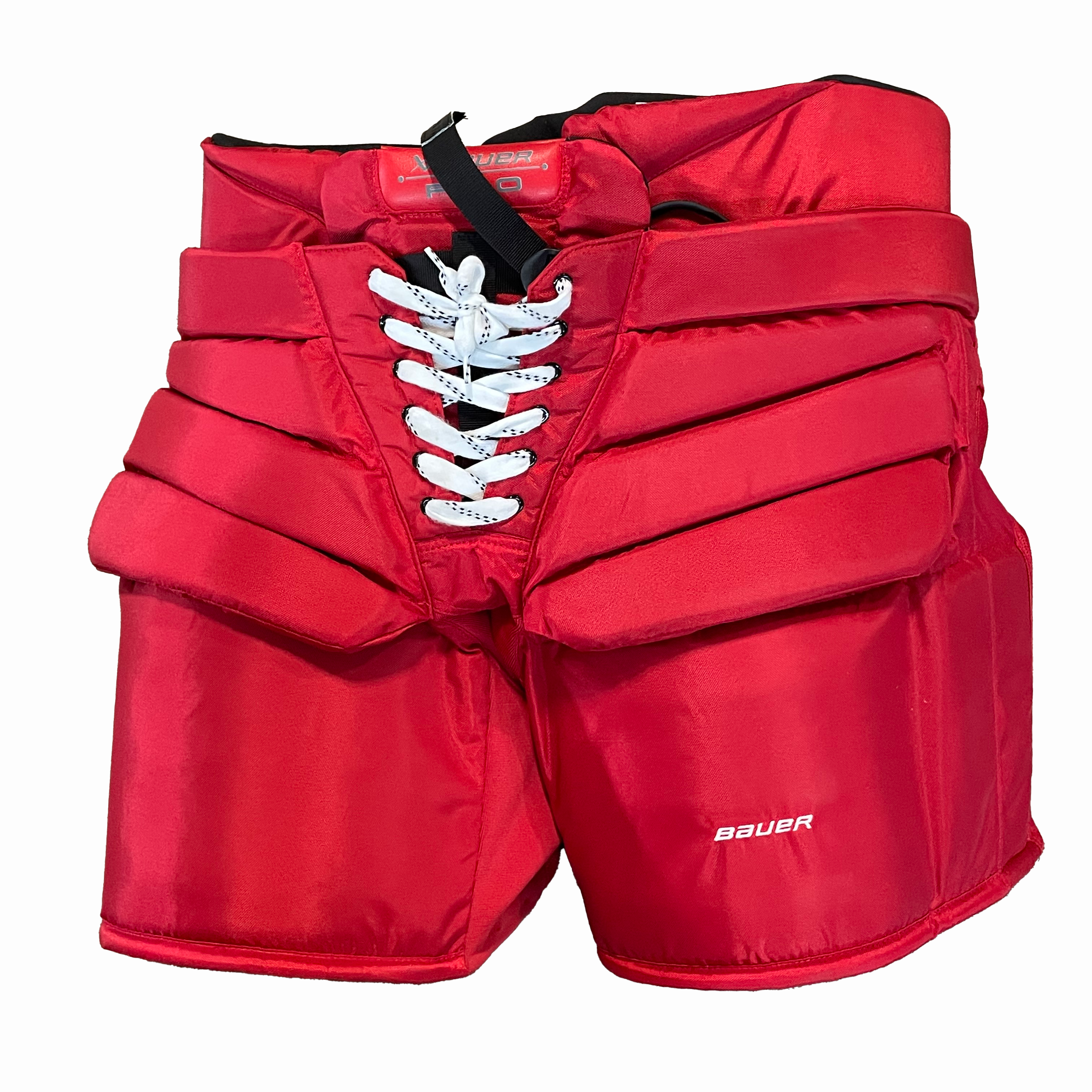 Bauer Pro - NCAA Pro Stock Hockey Goalie Pants (Red)