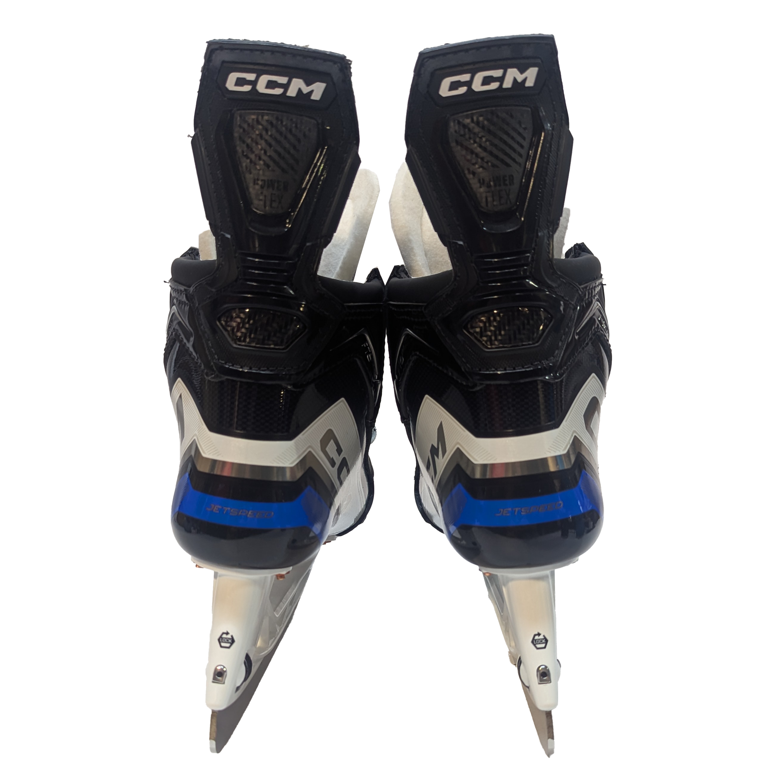 CCM Jetspeed FT6 Pro - Pro Stock Hockey Skates - Size 7R (Blue/White)