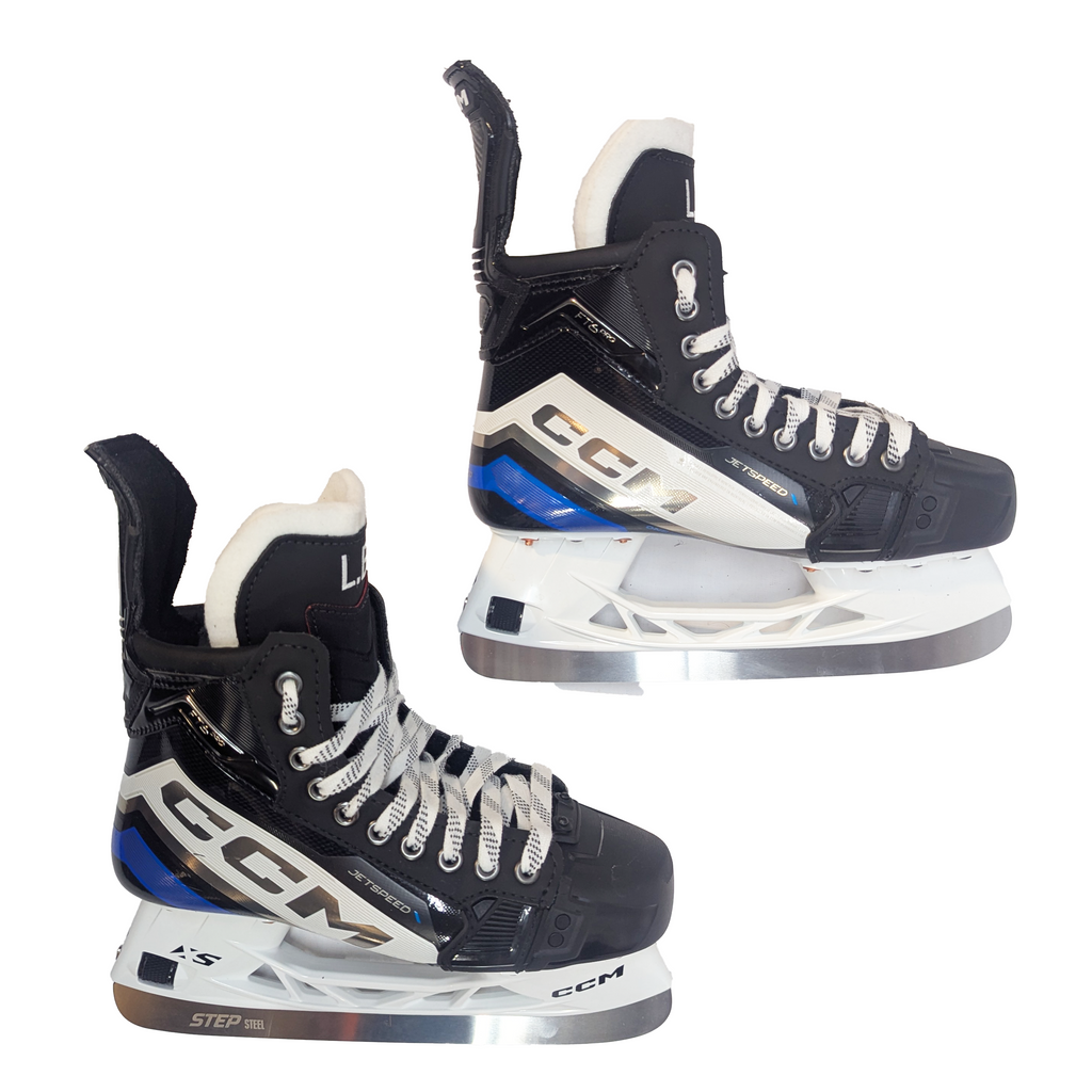 CCM Jetspeed FT6 Pro - Pro Stock Hockey Skates - Size 7R (Blue/White)