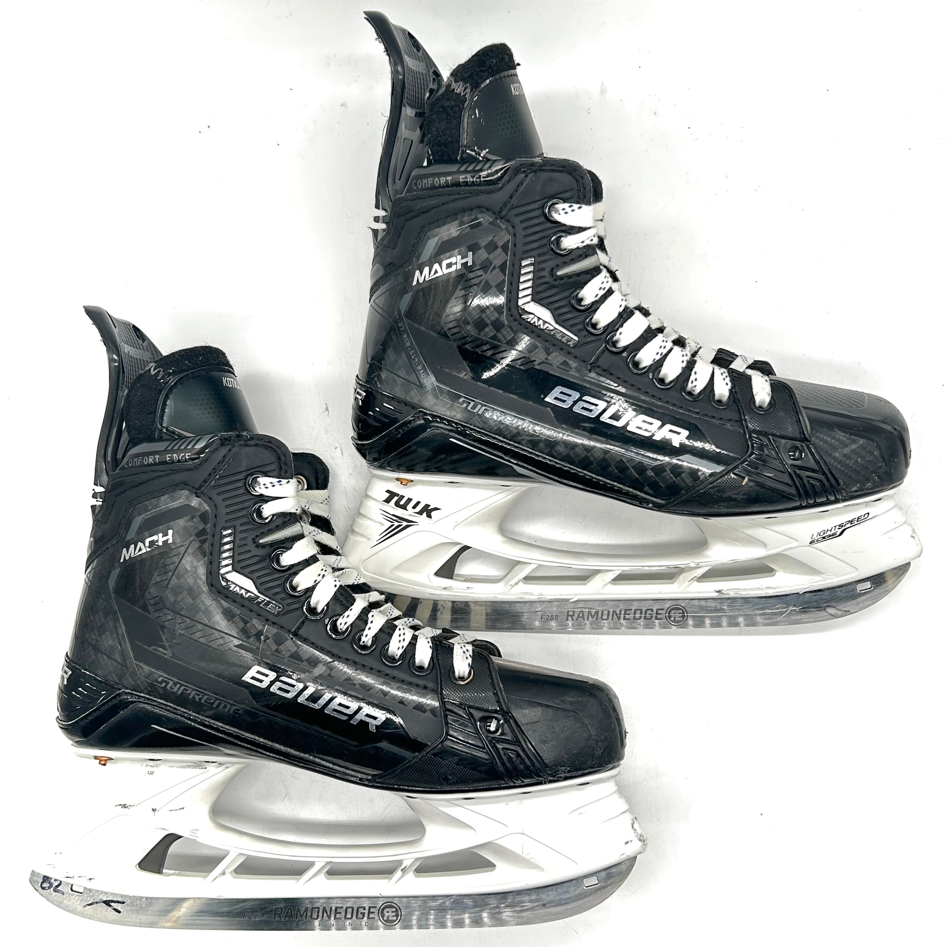 Bauer Supreme Mach - Used NHL Pro Stock Skates - Jesperi Kotkaniemi - Size 8 7/8D