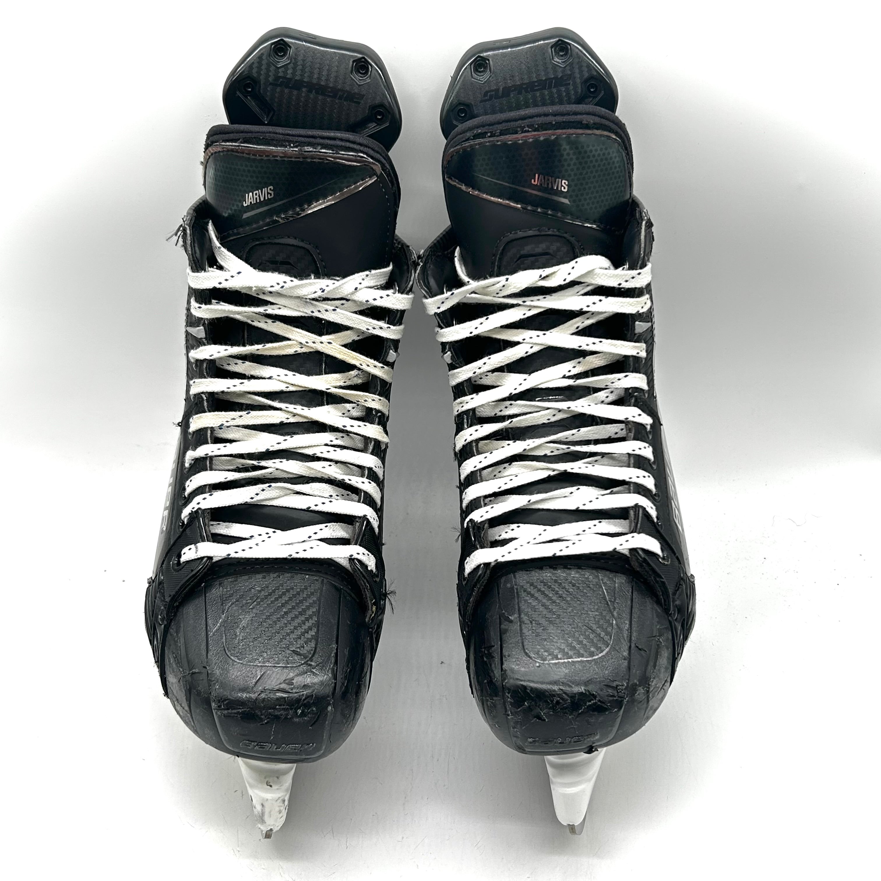 Bauer Supreme Mach - Used NHL Pro Stock Skates - Seth Jarvis - Size L: 7.25D/R: 7.5D