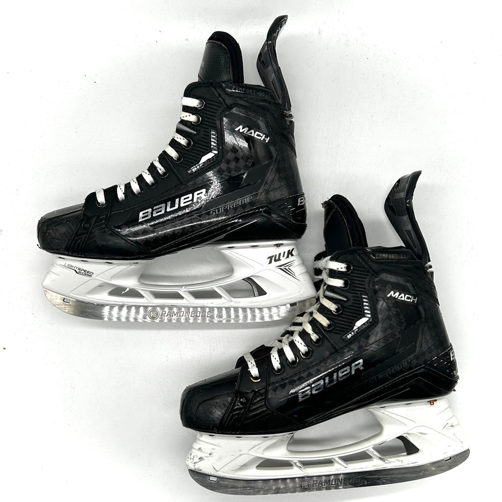 Bauer Supreme Mach - Used NHL Pro Stock Skates - Seth Jarvis - Size L: 7.25D/R: 7.5D