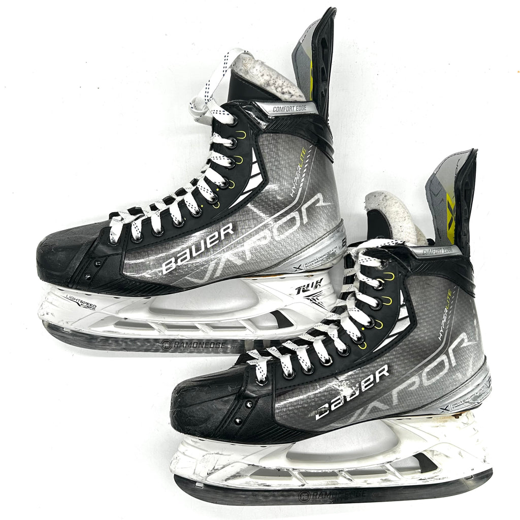 Bauer Vapor Hyperlite - Used NHL Pro Stock Skates - Jaccob Slavin - Size 10D