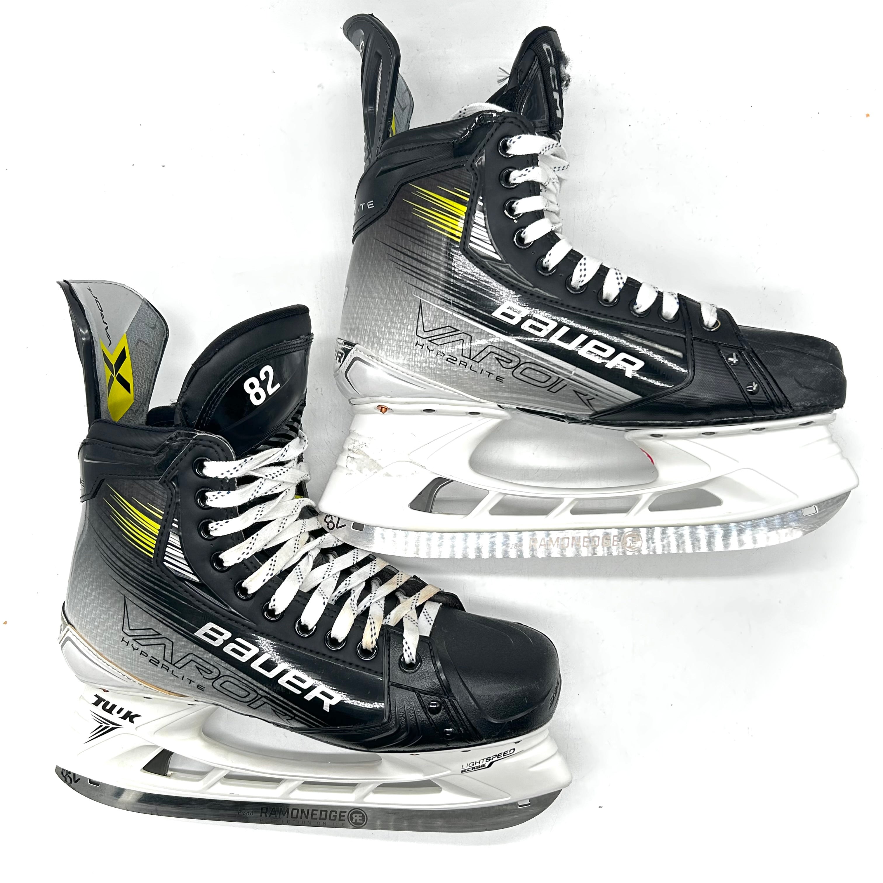 Bauer Vapor Hyperlite 2 - Used NHL Pro Stock Skates - Jesperi Kotkaniemi - Size 8 7/8D