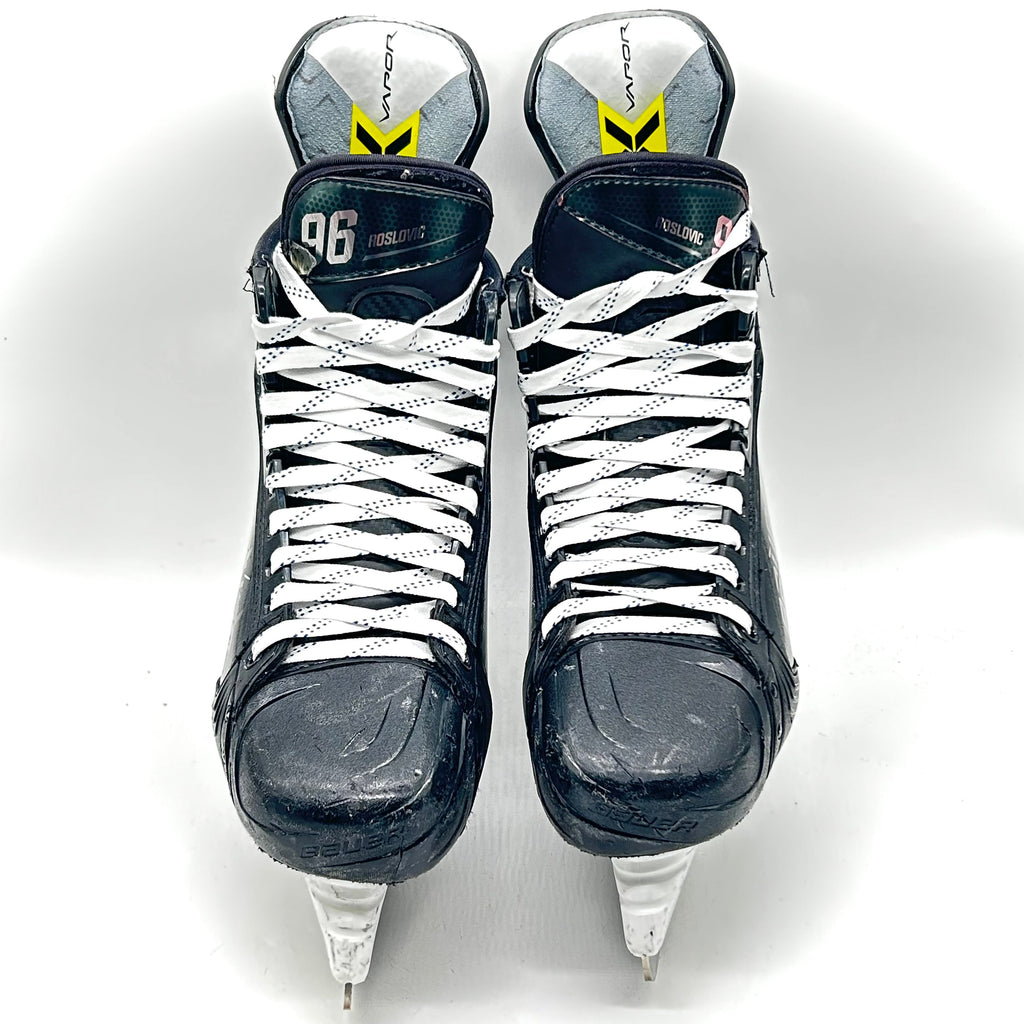 Bauer Vapor Hyperlite 2 - Used NHL Pro Stock Skates - Jack Roslovic - Size 9.5