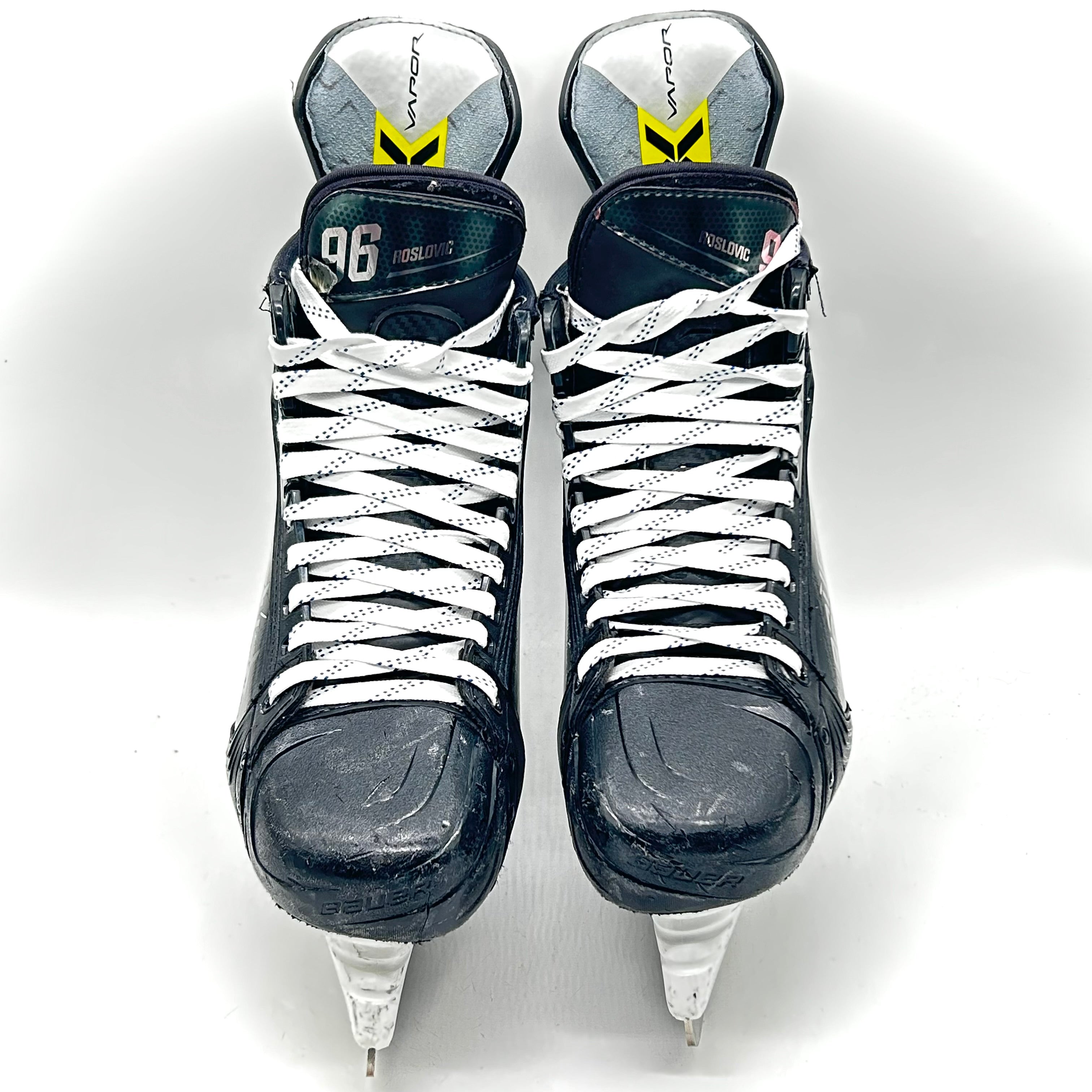 Bauer Vapor Hyperlite 2 - Used NHL Pro Stock Skates - Jack Roslovic - Size 9.5