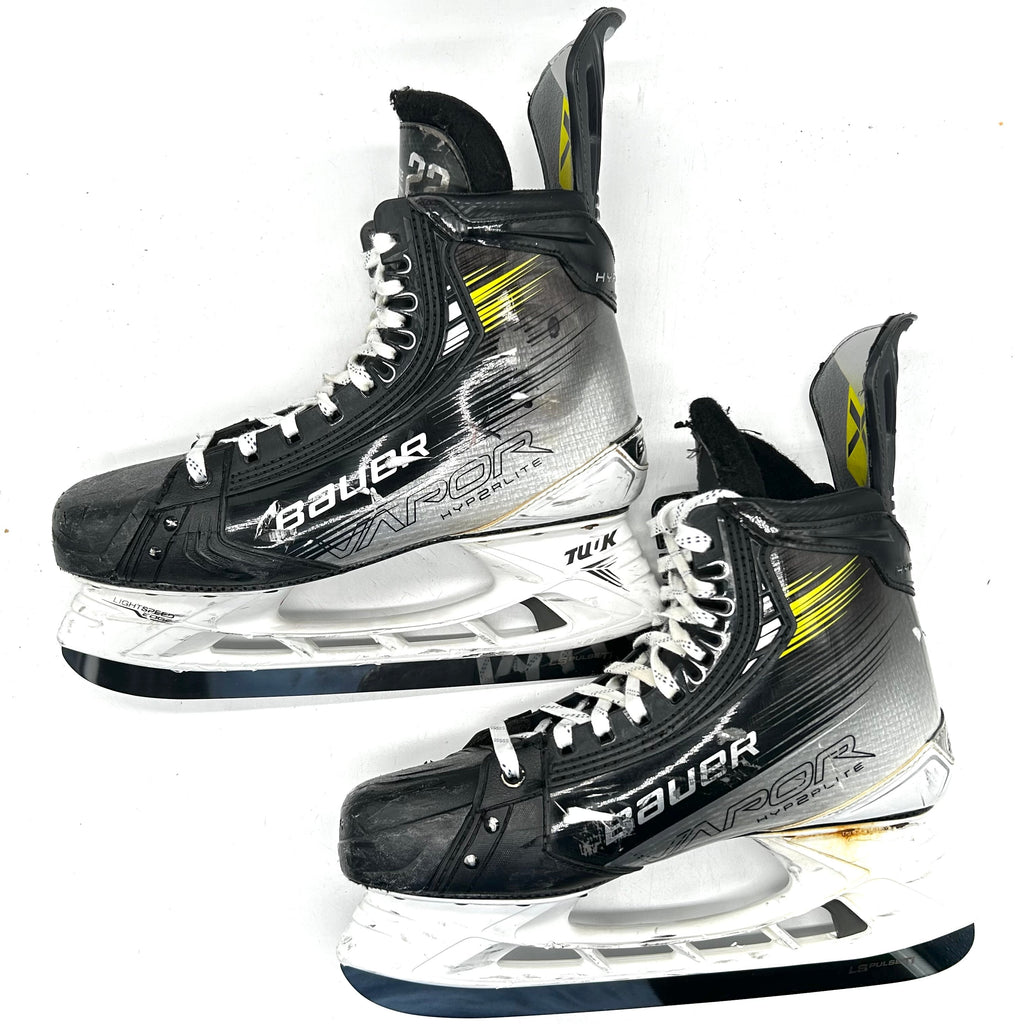 Bauer Vapor Hyperlite 2 - Used NHL Pro Stock Skates - Brett Pesce - Size 10.25